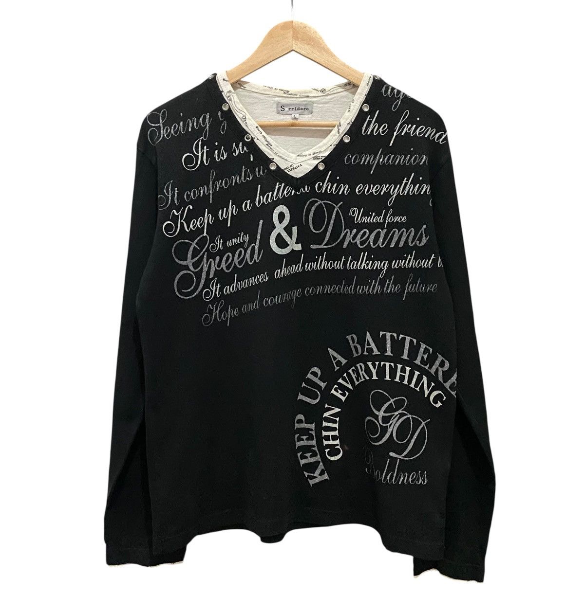 If Six Was Nine BUNDLE GRUNGE DESIGN JAPANESE LONGSLEEVE Size US M / EU 48-50 / 2 - 7 Thumbnail