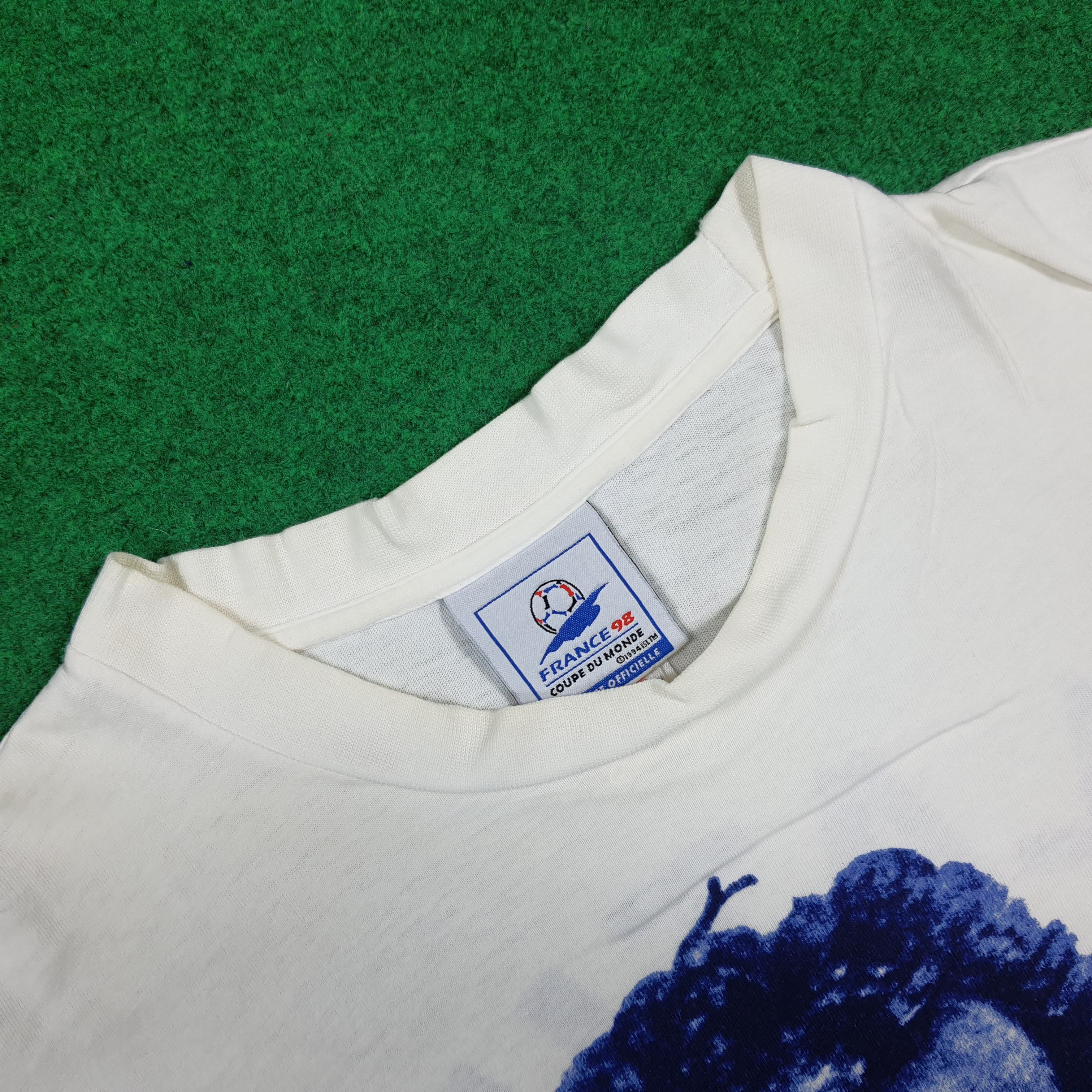 Adidas Vintage 90s Adidas Michel Platini France Tshirt C294N19 Size US M / EU 48-50 / 2 - 7 Thumbnail
