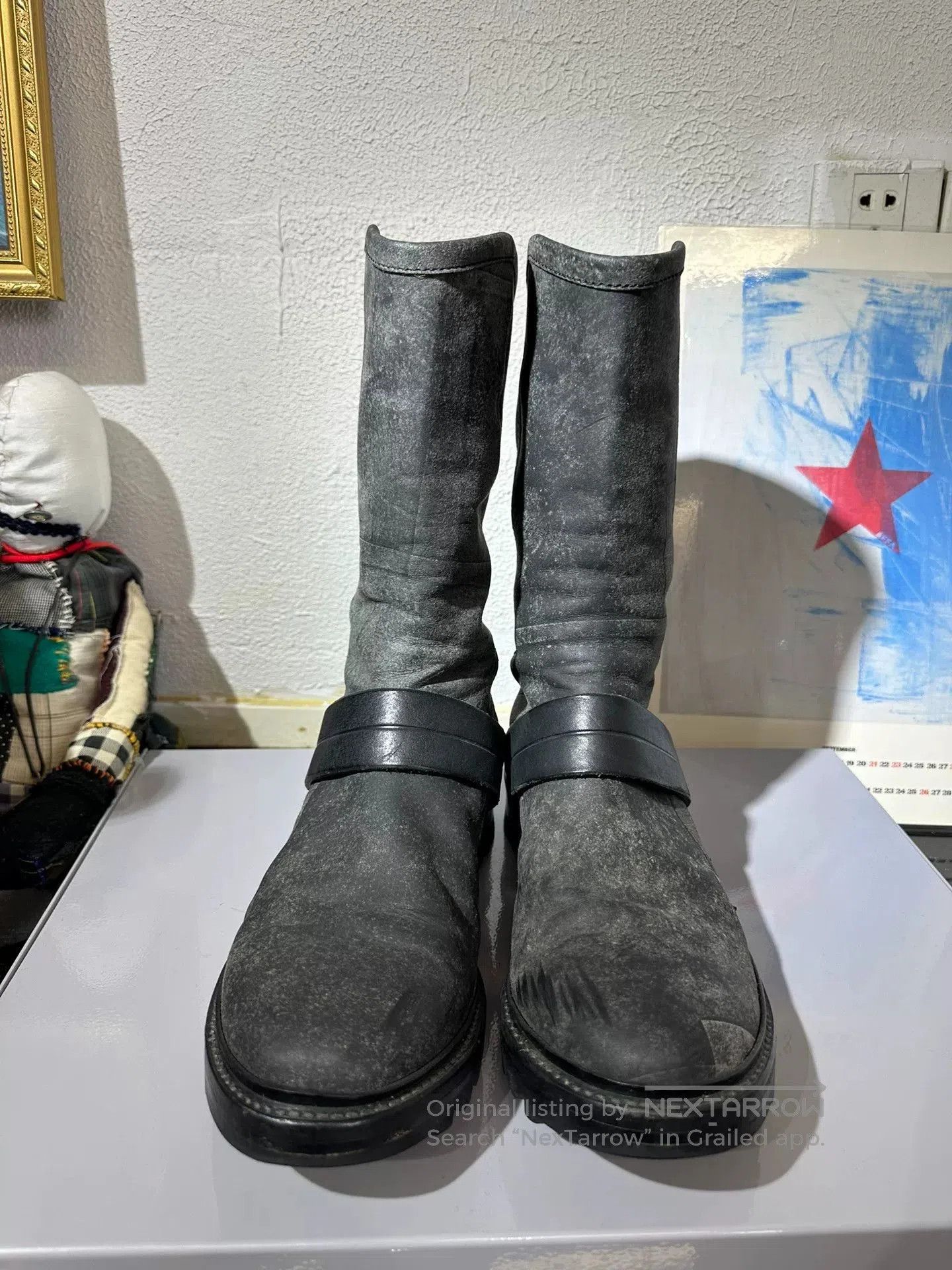 Rick Owens Julius 7 Suede High. Size US 7 / EU 40 - 3 Thumbnail