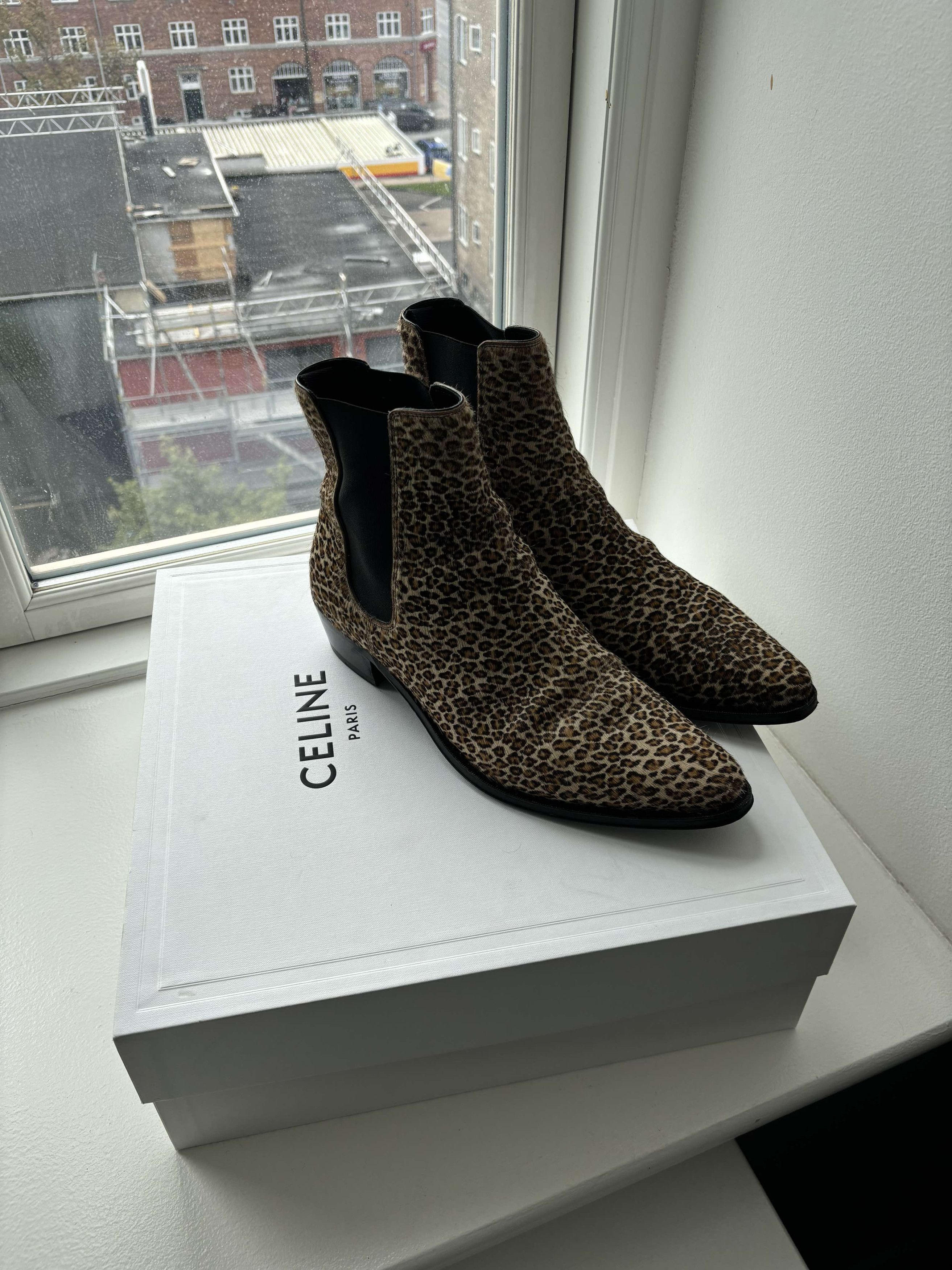 Celine Leopard Chelsea Boot Celine Chelsea Boots - Leopard Multi | Garmentory main image 2