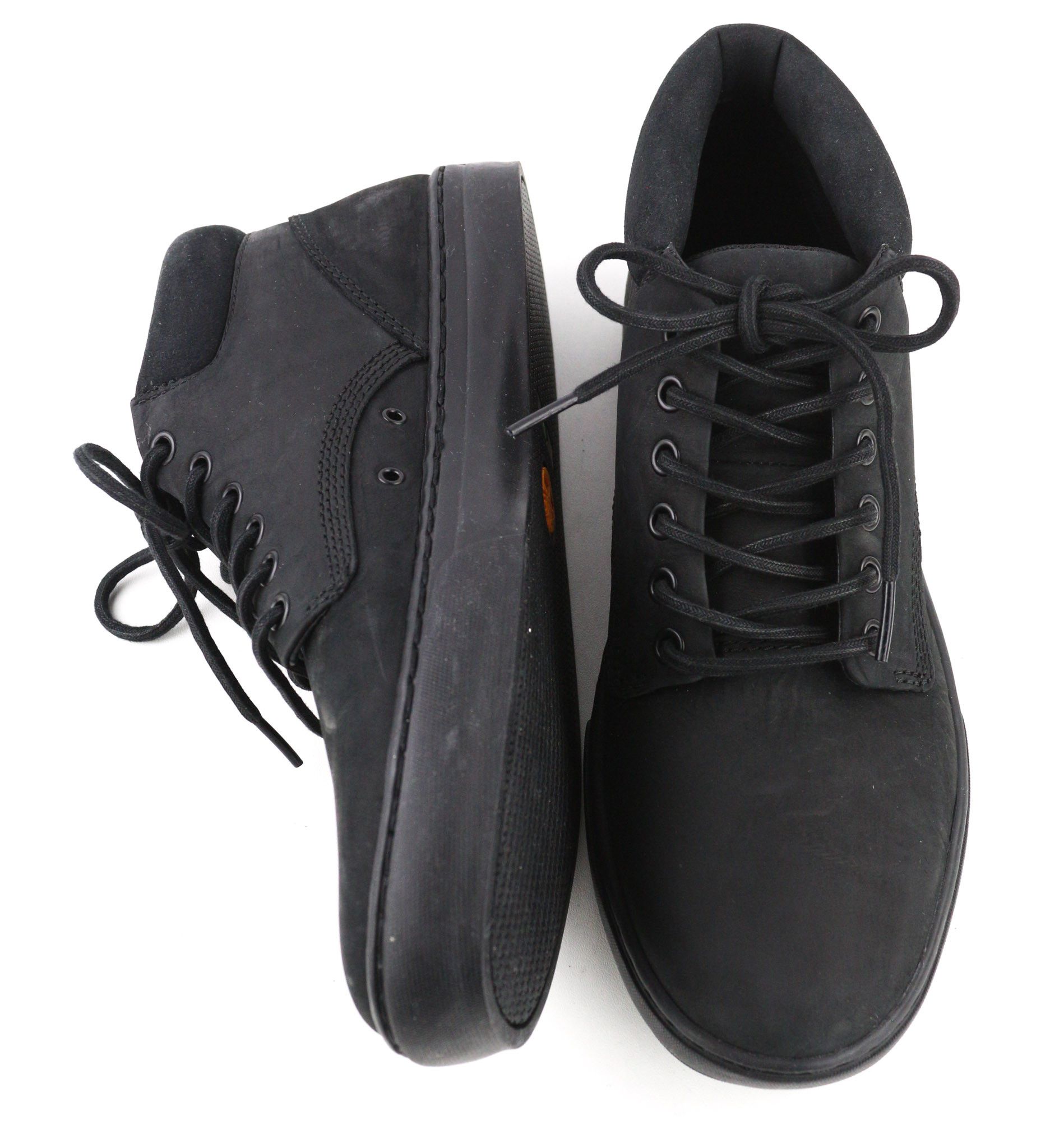Timberland A1JUY UK8 Black Sensorflex Leather Logo Boots 79973 Size US 8.5 / EU 41-42 - 6 Thumbnail