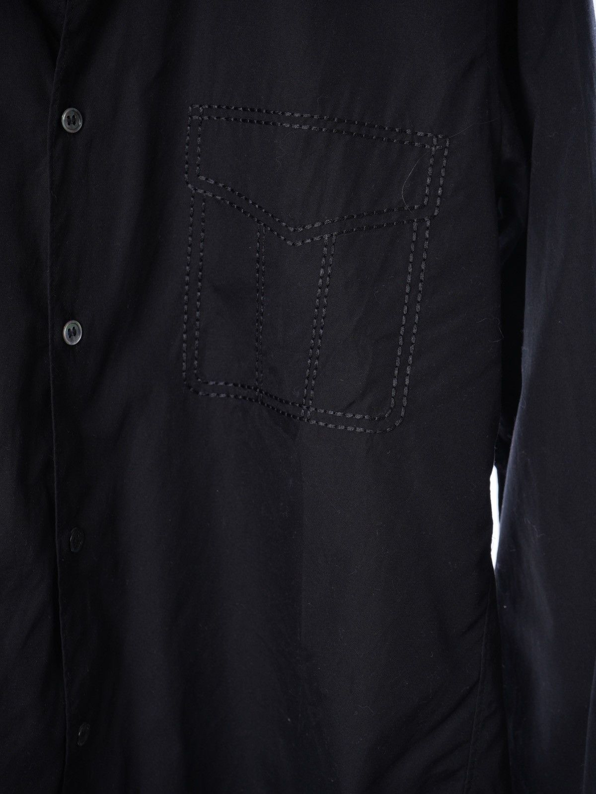 Comme des Garcons Black Comme Des Garcons Black Shirt Longsleeve printed pocket Size US L / EU 52-54 / 3 - 3 Thumbnail