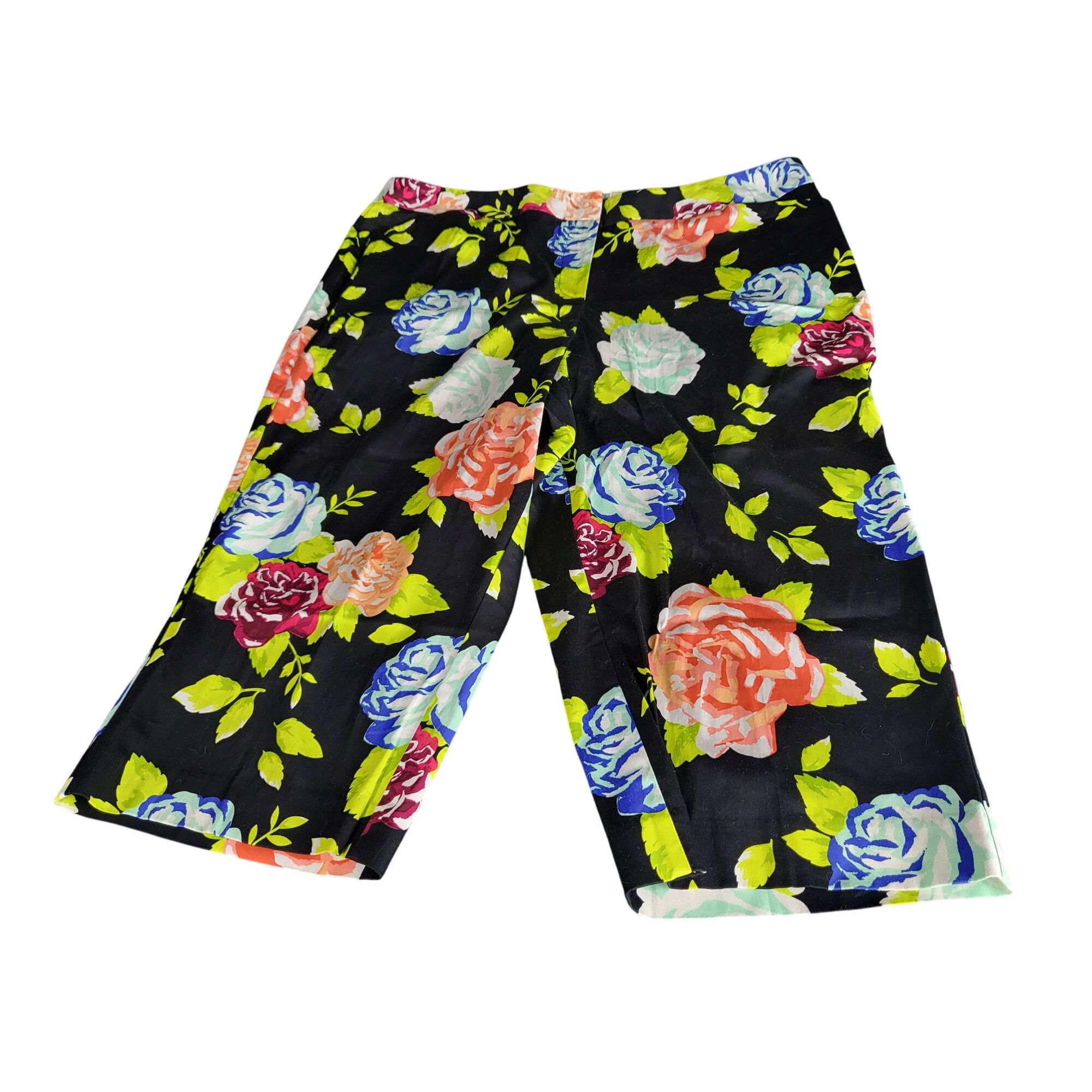 Other Cato Contemporary Low Rise Capri Pants Women Sz 20W Floral M Size 42" / US 20 - 1 Thumbnail