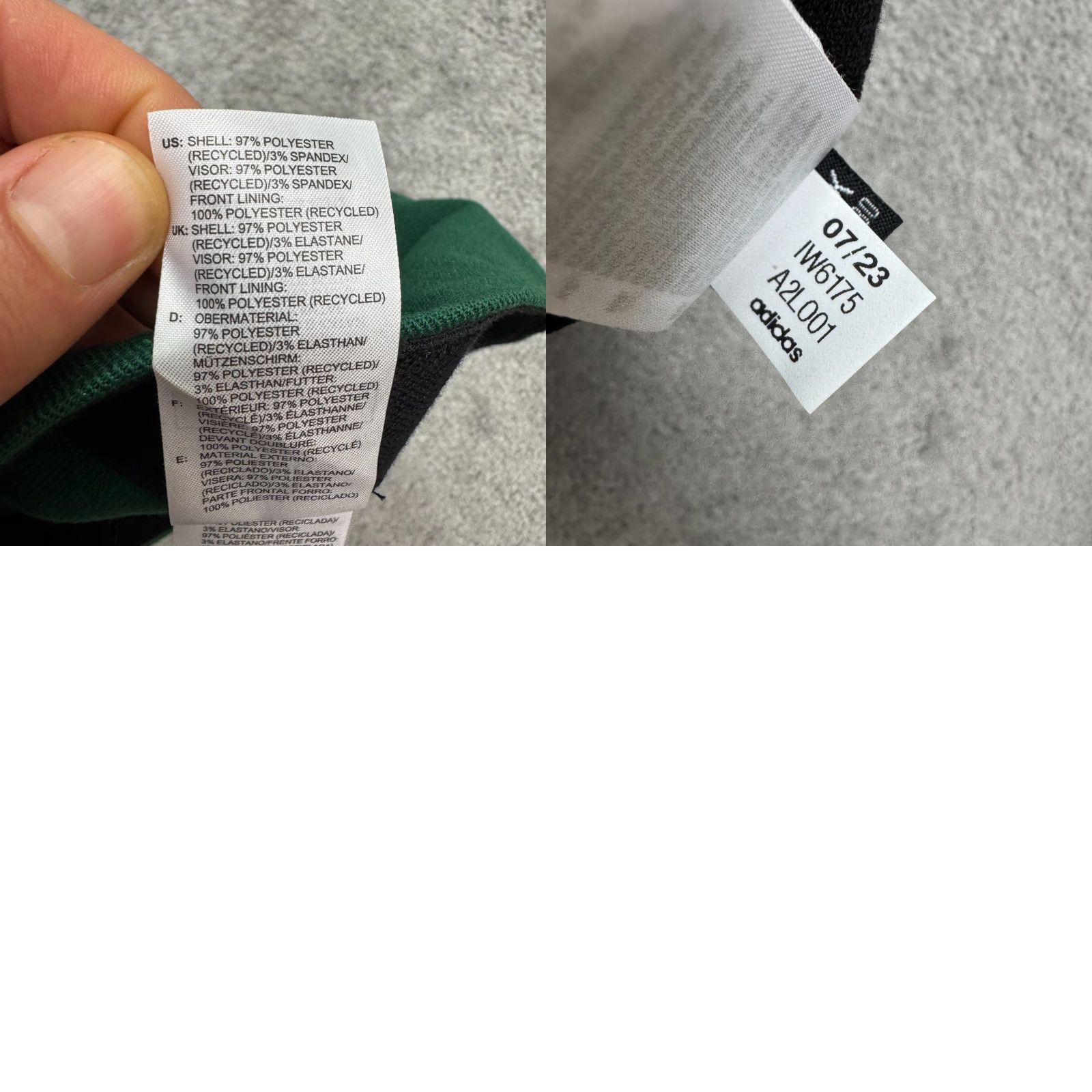 Adidas Adidas A-Flex Fitted Baseball Hat Cap Mens Small/Medium Green Active Sports NWOT Size ONE SIZE - 9 Thumbnail