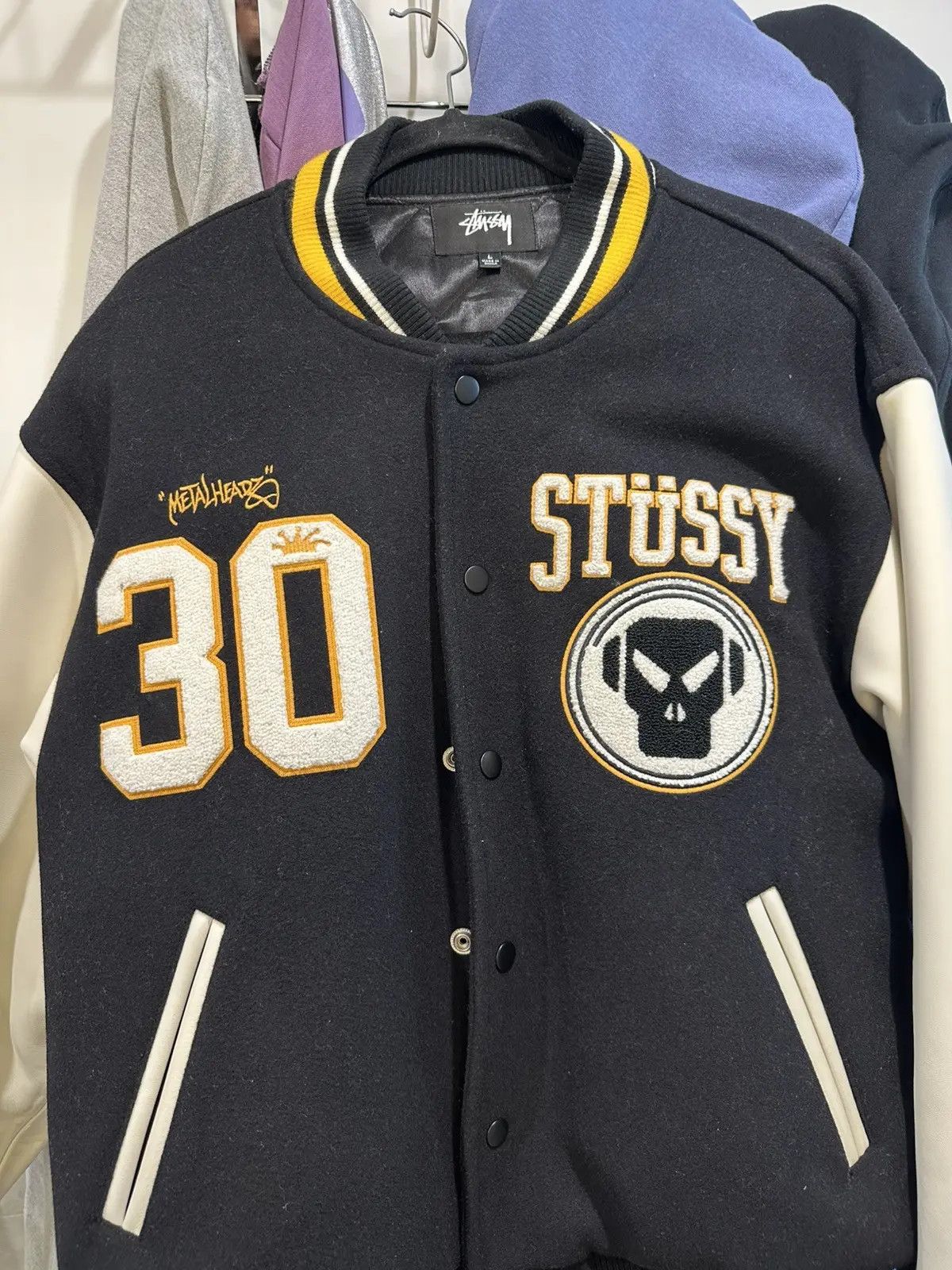 Stussy Stussy Metalheadz Varsity Size US L / EU 52-54 / 3 - 3 Thumbnail