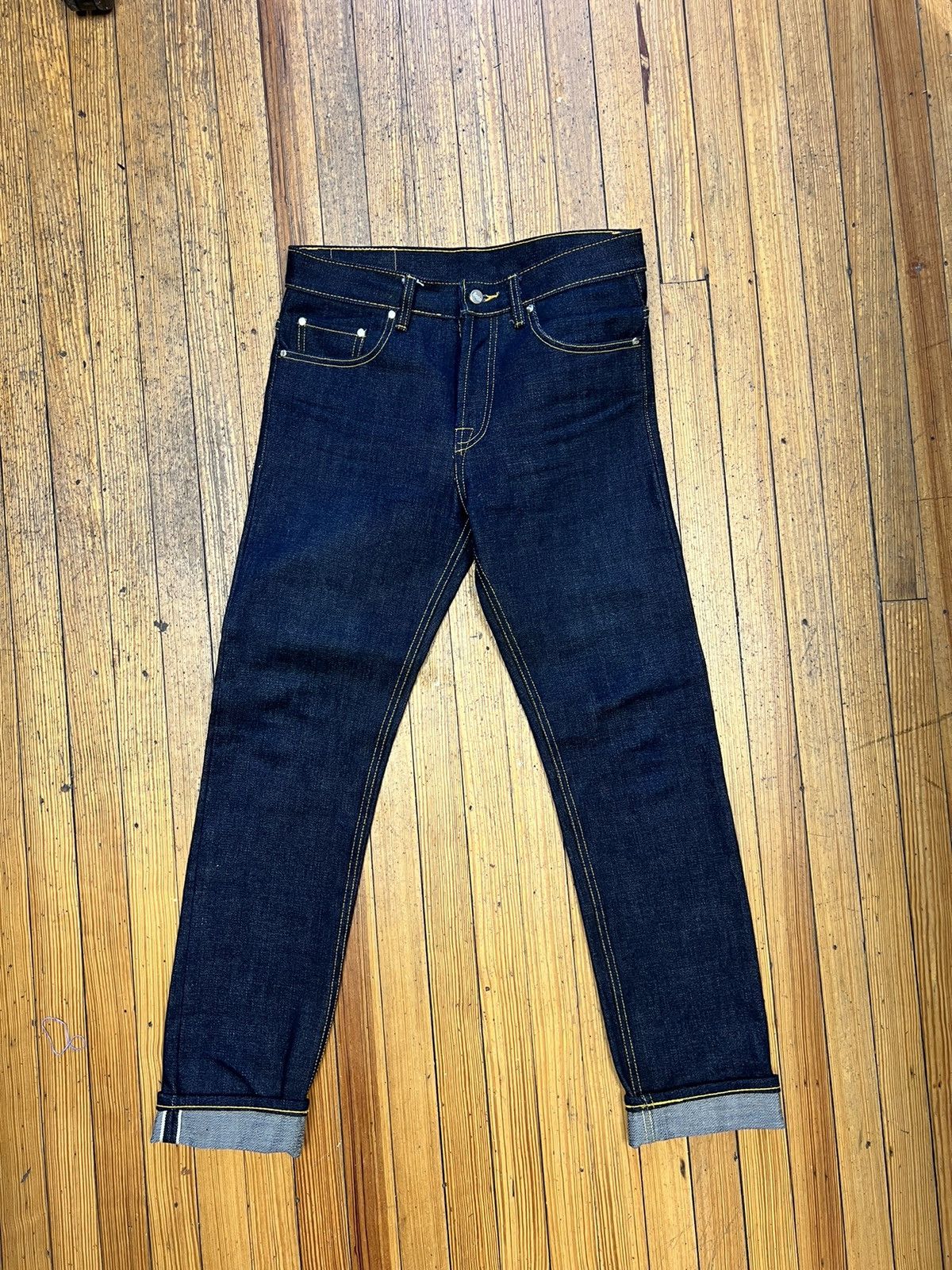SoSo 21oz indigo raw denim selvedge jeans Size US 33 - 1 Thumbnail