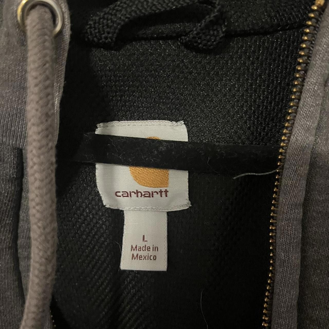 Carhartt Carhartt Y2K Faded Hoodie Black and Grey Jacket Mens Size US L / EU 52-54 / 3 - 4 Thumbnail
