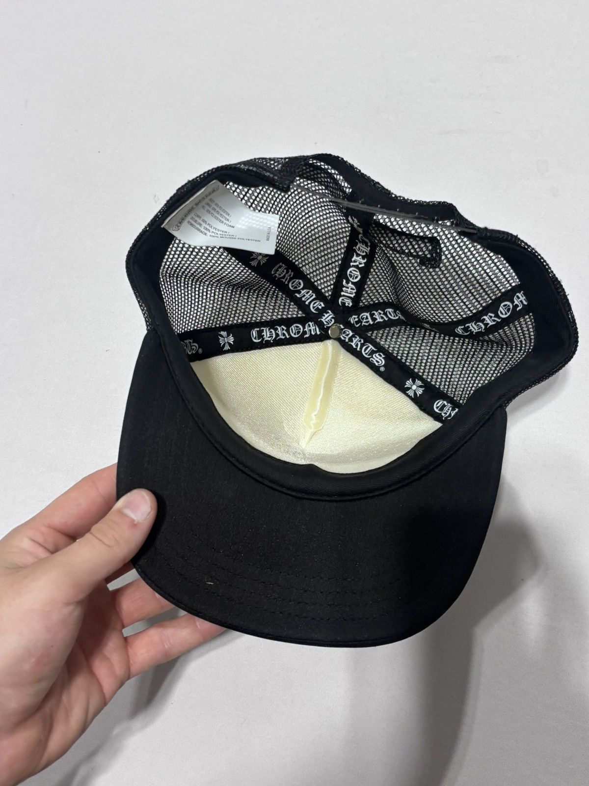 Chrome Hearts Chrome Hearts Eyechart Trucker Hat Size ONE SIZE - 6 Thumbnail