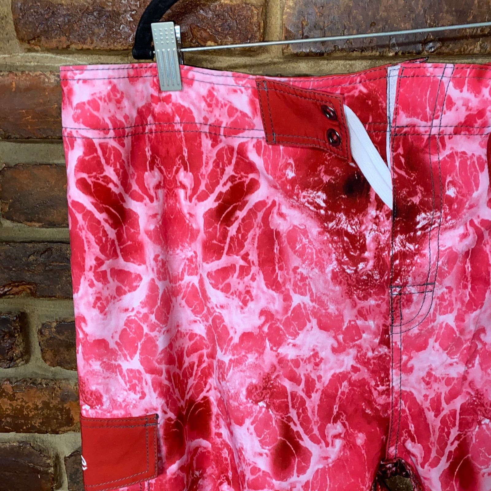 Other NWT Nonwe Red Tie Dye Quick Dry Lined Board Shorts 38 Size US 38 / EU 54 - 2 Thumbnail
