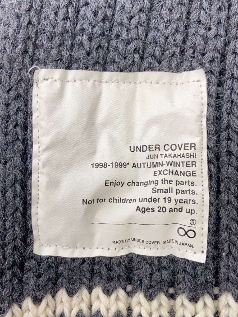 Undercover AW98 "Exchange" Archive Wool Knit Scarf Size ONE SIZE - 3 Thumbnail