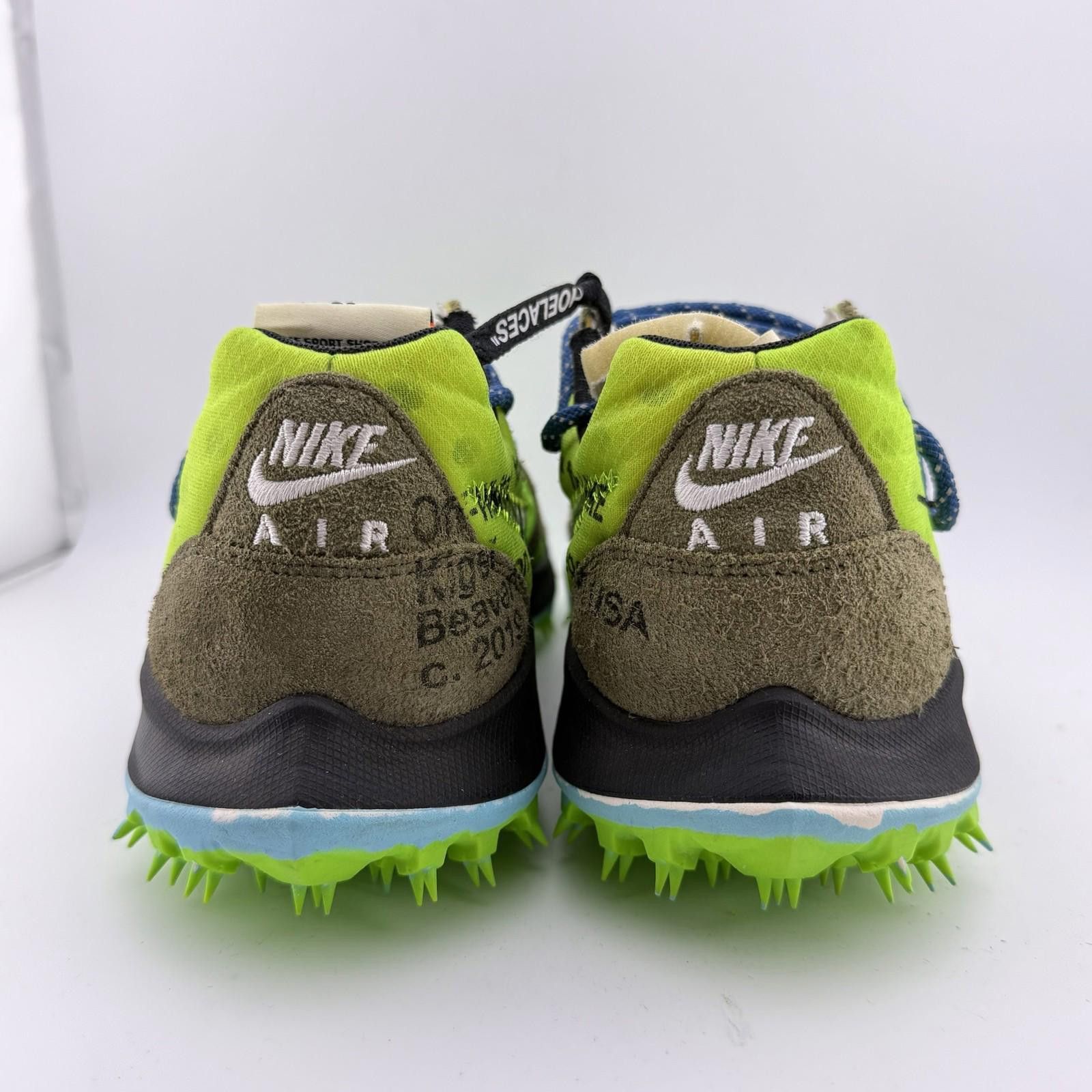Nike Off-White x Nike Terra Tiger Green 12W Used Size US 12 / IT 42 - 5 Thumbnail