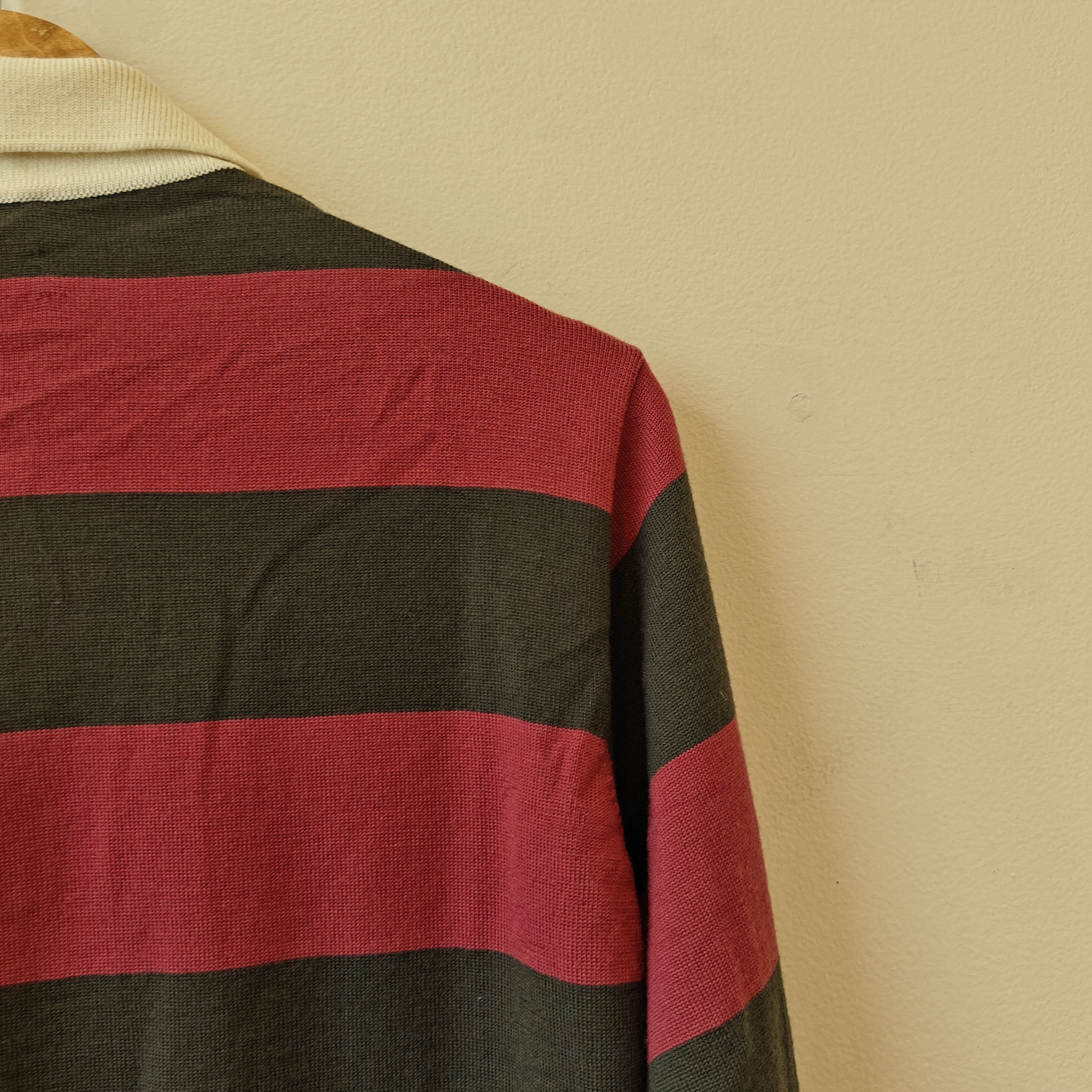 Drake's NWT Merino Wool Block Stripe Knitted Rugby Shirt Italy Size US S / EU 44-46 / 1 - 10 Thumbnail