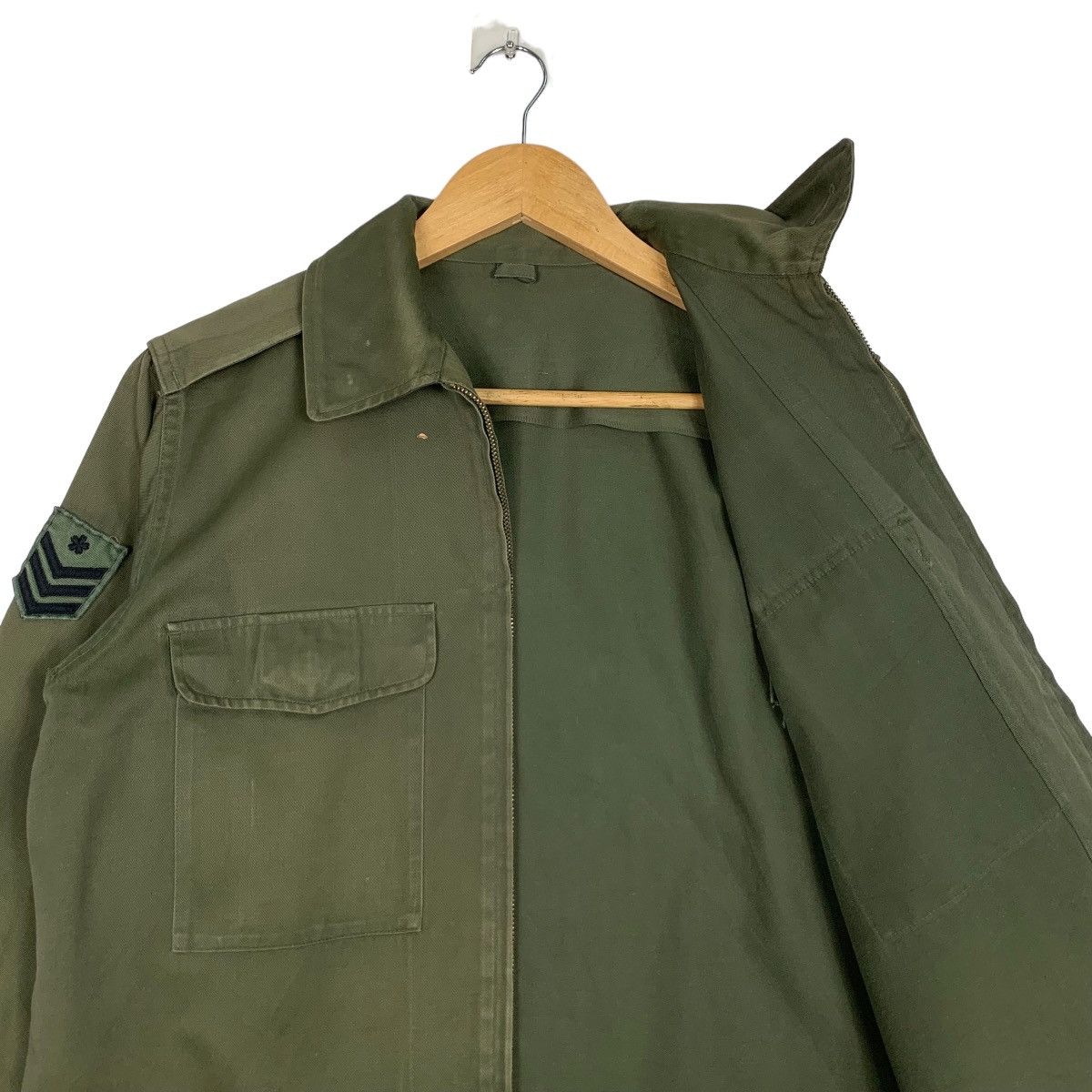 Vintage Vintage Military Army Olive Green Field Jacket #1014-C45 Size US M / EU 48-50 / 2 - 10 Thumbnail