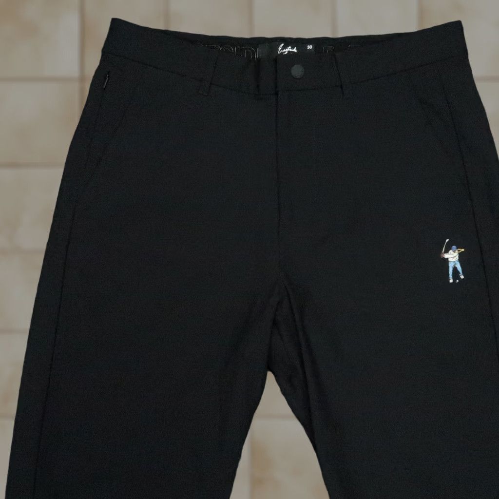 Vintage Eastside Golf Pants Mens 30x30 Black Tech Trousers Chino Straight Pockets Belt Loop Zipper Fly Regular Inseam 30 Casual Golfing Workwear Size US 30 / EU 46 - 1 Thumbnail