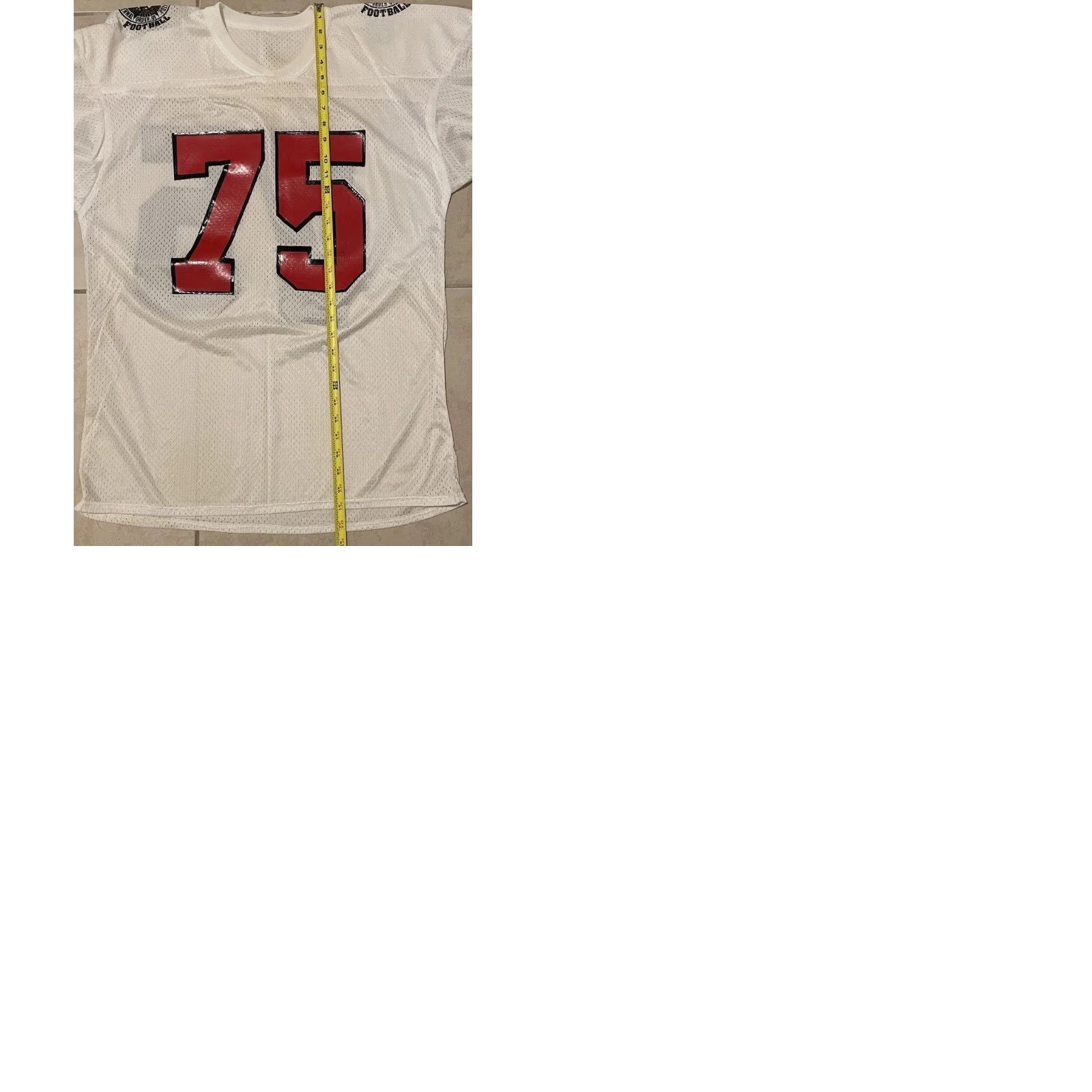 Vintage Vtg 80s DPS Faded Football Jersey XL USA Arizona Lodge 32 Police Cop Grunge 70s T-Shirt Mens XL White 90s Grunge Officer USA NFL Sports Retro Size US XL / EU 56 / 4 - 9 Thumbnail