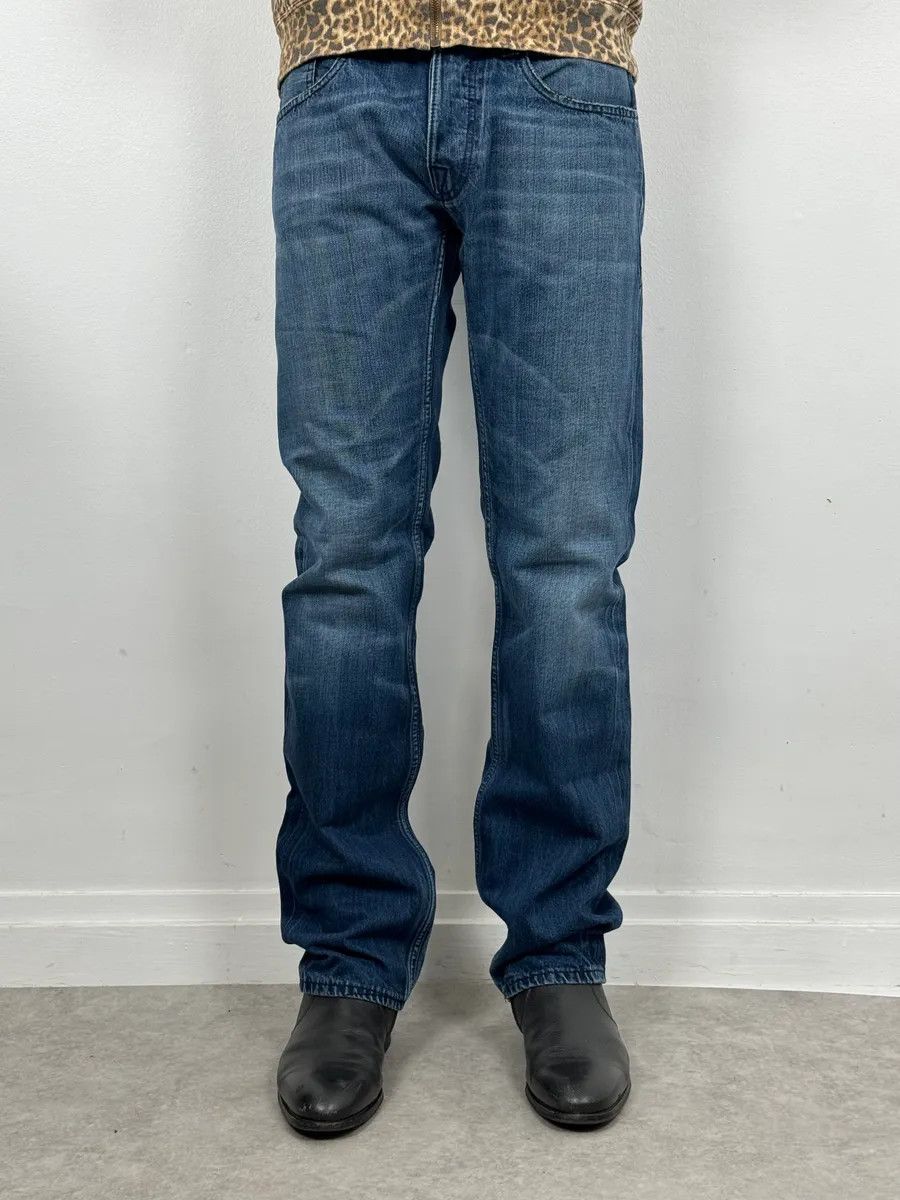 Vintage 2000s Vintage Blue Denim Jeans Size US 30 / EU 46 - 1 Thumbnail