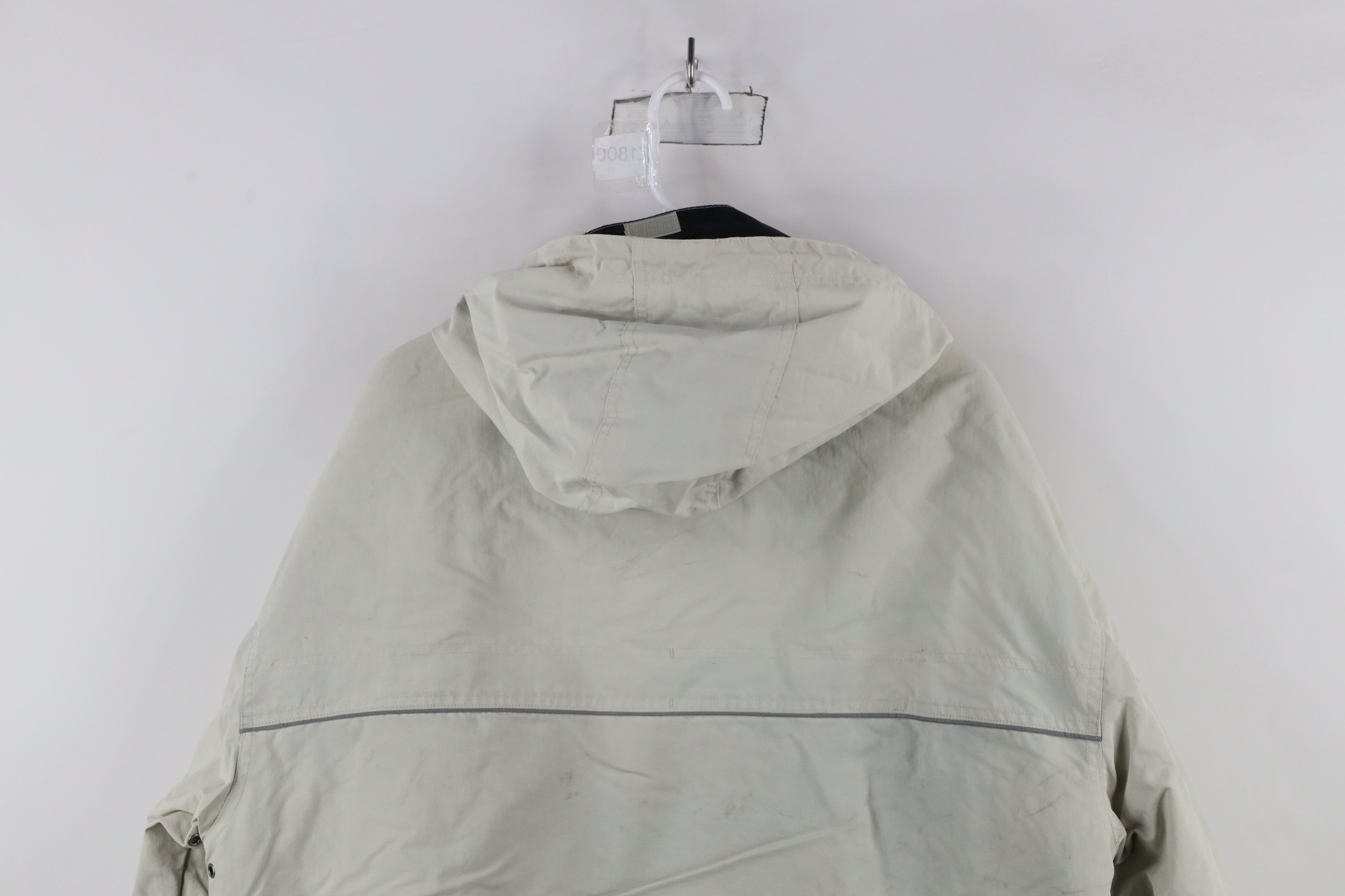 Gap × Vintage Vintage 90s Y2K Gap Lined Full Zip Hooded Jacket Beige Size US XL / EU 56 / 4 - 14 Thumbnail
