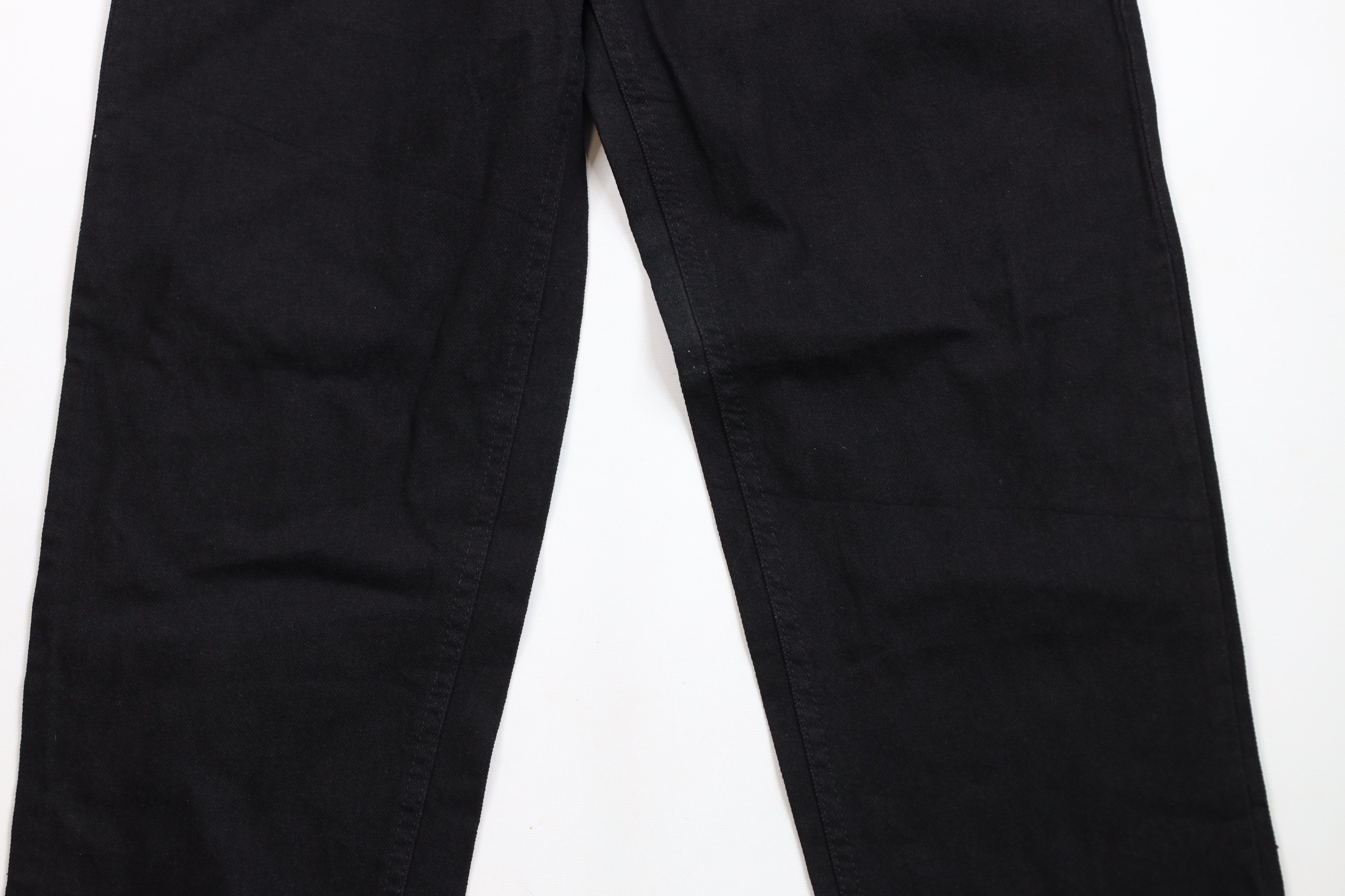 Lee × Vintage Deadstock Vintage 90s Lee Tapered Leg Denim Jeans Black USA Size US 28 / EU 44 - 3 Thumbnail