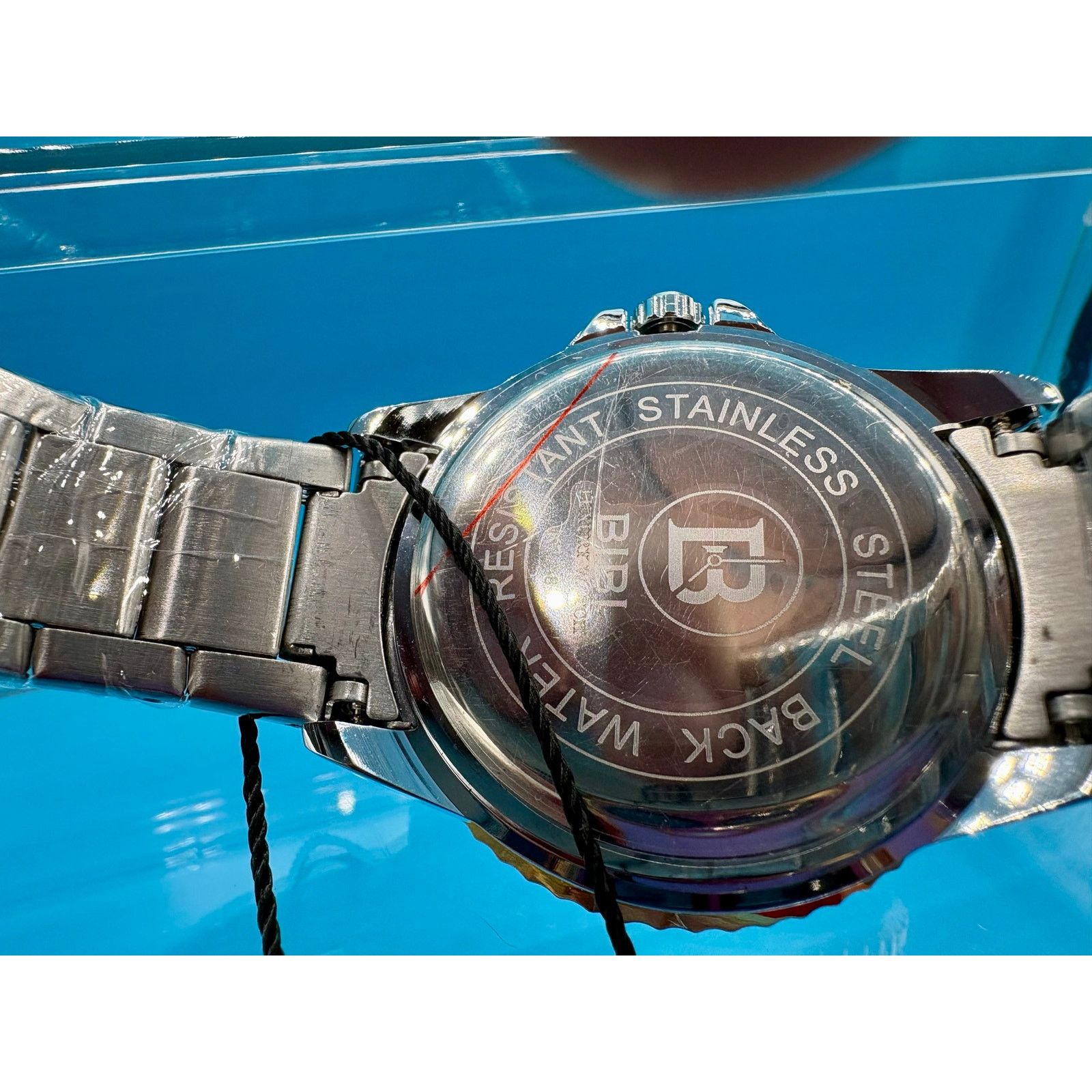 Jewelry NWT Stunning BiBi Luxury Men's 44mm Two-Tone Wristwatch Size ONE SIZE - 4 Thumbnail