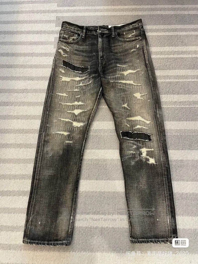 Neighborhood Neighborhood size S Vintage King of Denim Scratch Denim Pa Size US 27 - 2 Thumbnail