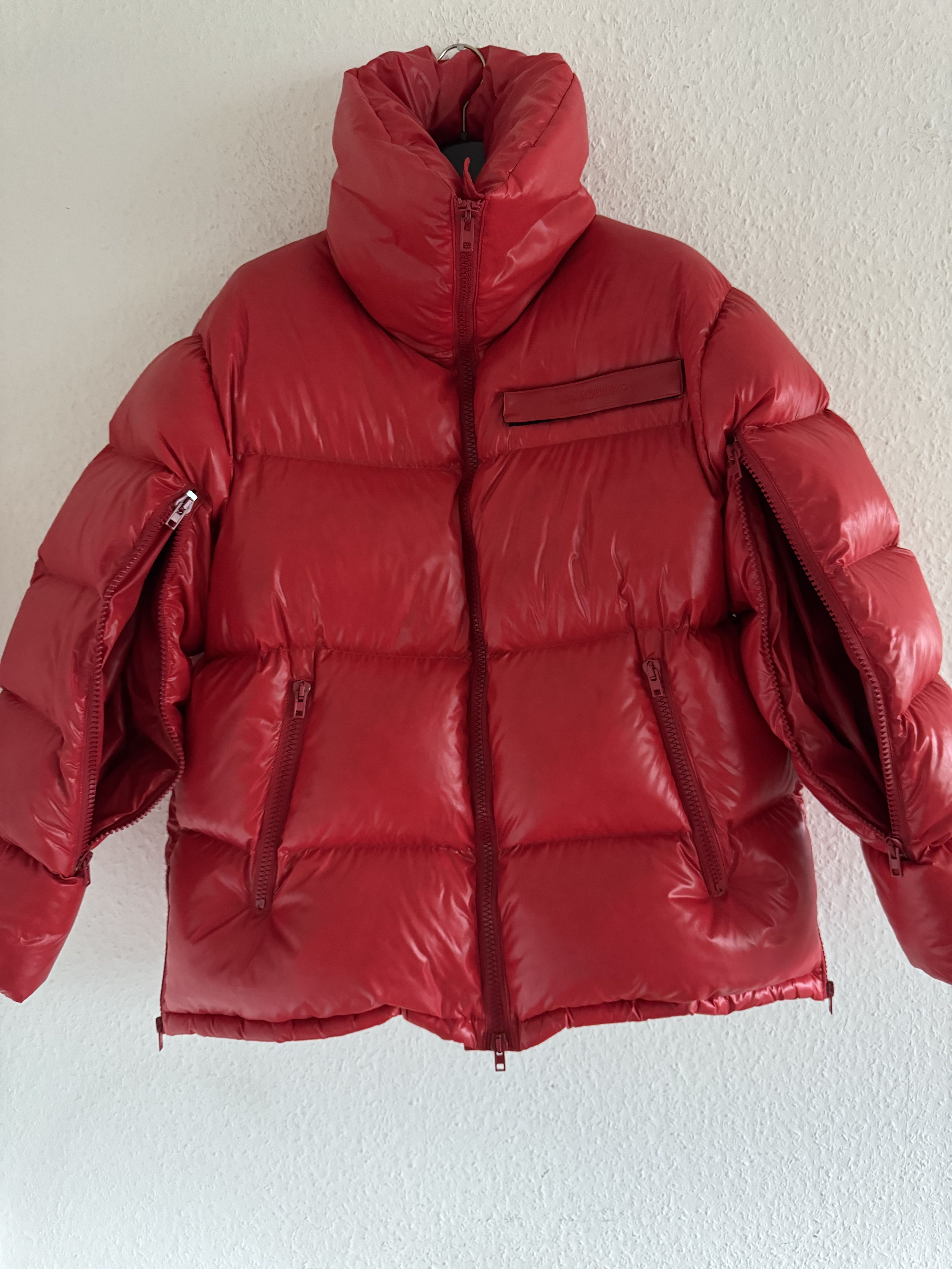 Calvin Klein 205W39NYC Red Oversized Puffer Jacket Size US XL / EU 56 / 4 - 12 Thumbnail