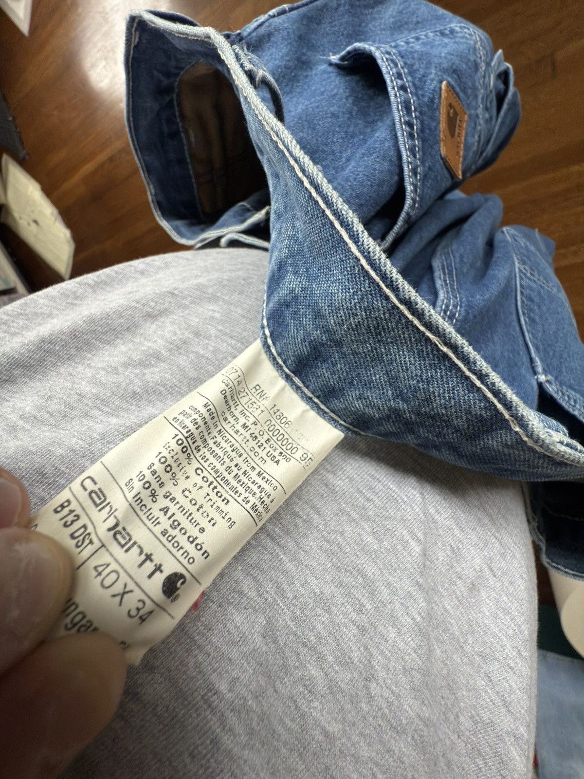Carhartt Carhartt Denim Carpenters Size US 40 / EU 56 - 6 Thumbnail