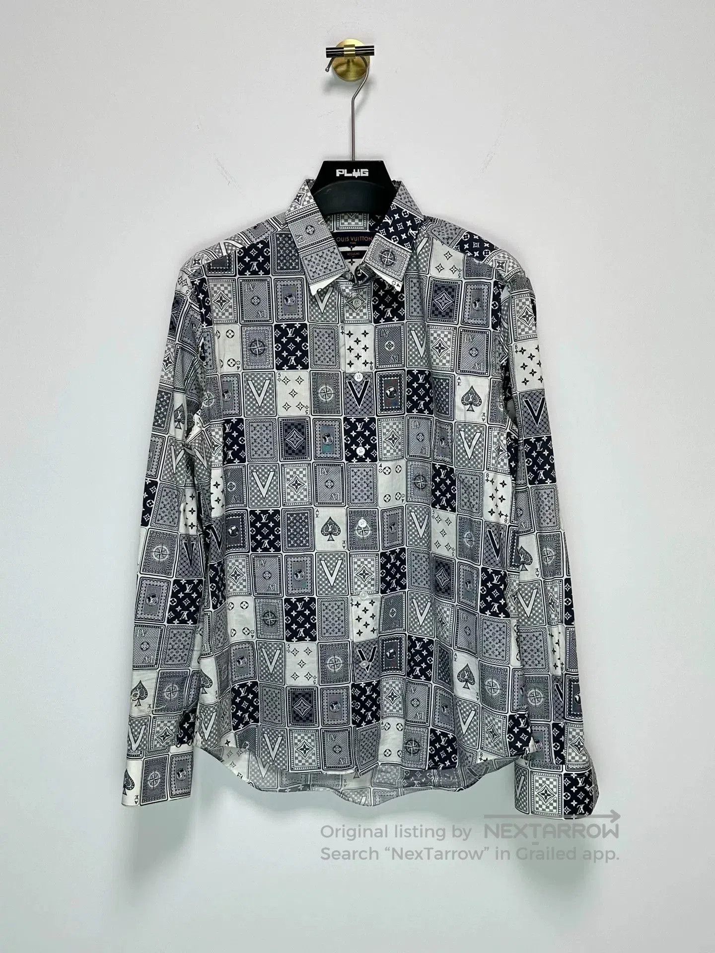 Louis Vuitton Louis Vuitton Monogram Playing Card Print Shirt. Size US L / EU 52-54 / 3 - 1 Thumbnail