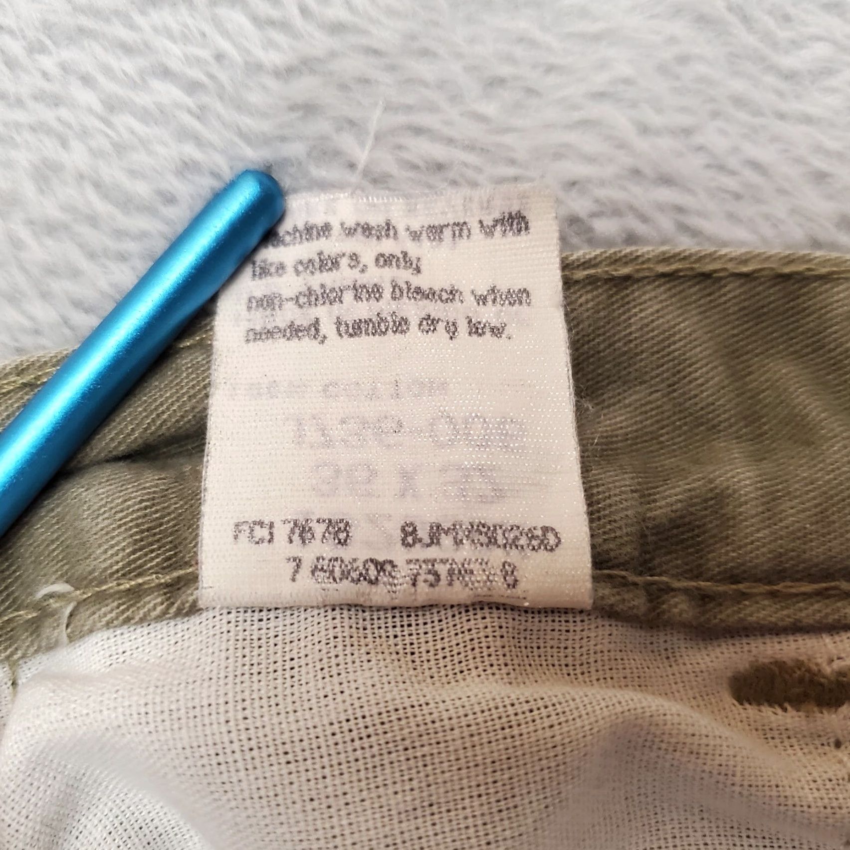 Vintage VINTAGE Britannia Cargo Pants Men 36x32 Green Cargo Cotton Utility Flat Front Pants Mens Green 90s? Size US 36 / EU 52 - 6 Thumbnail