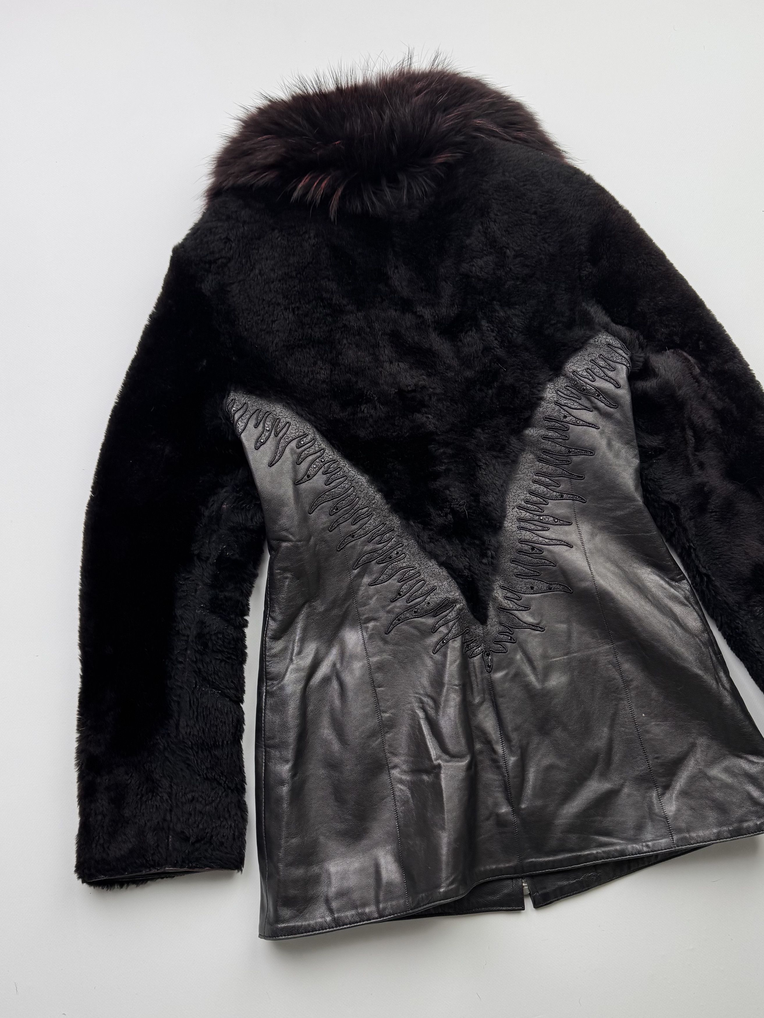 Vintage Vintage Real Sheepskin Jacket B384(V78)E2 Size XS / US 0-2 / IT 36-38 - 8 Thumbnail