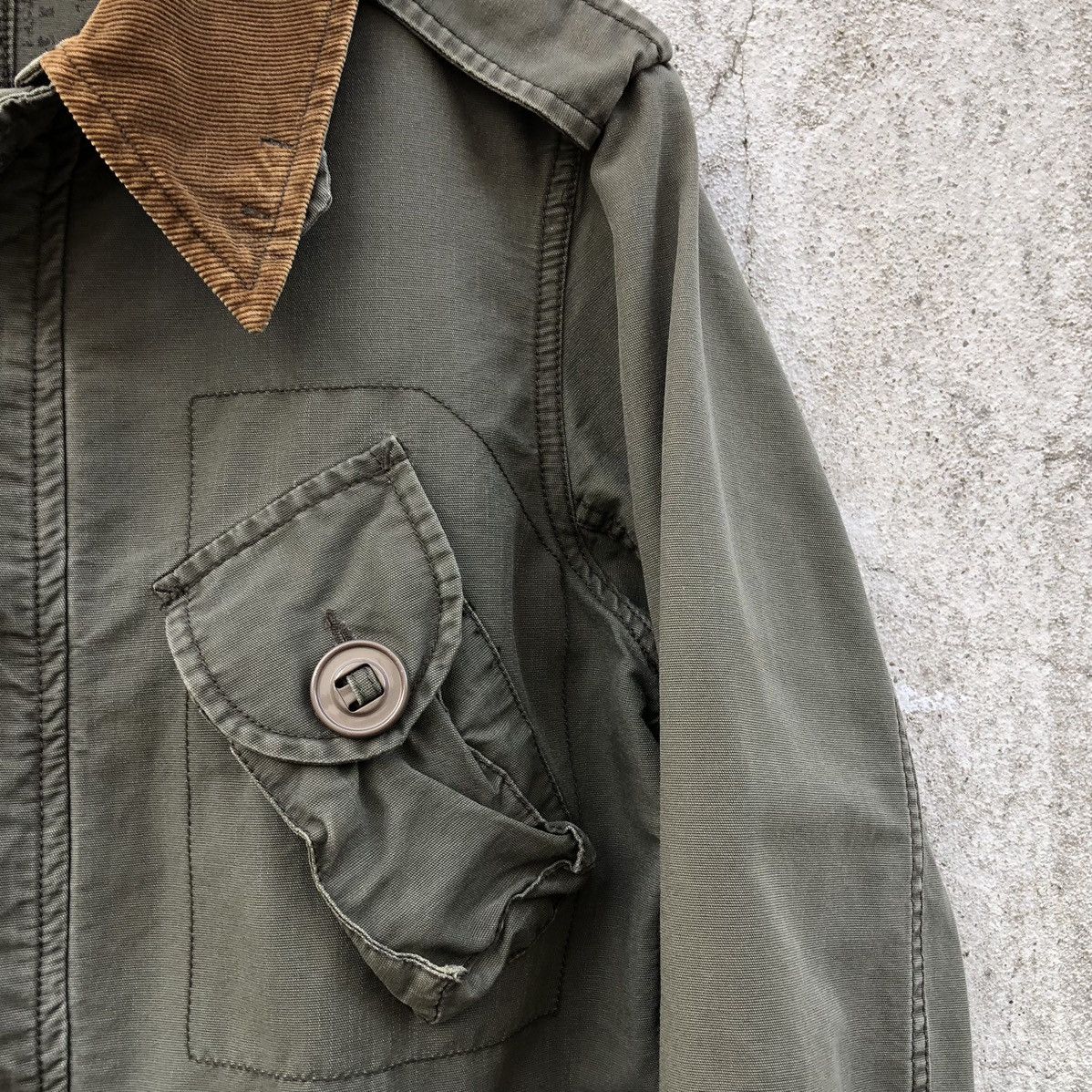 Vintage Vintage Fatigues Flash Report Military Army Combat Jacket Size US M / EU 48-50 / 2 - 8 Thumbnail