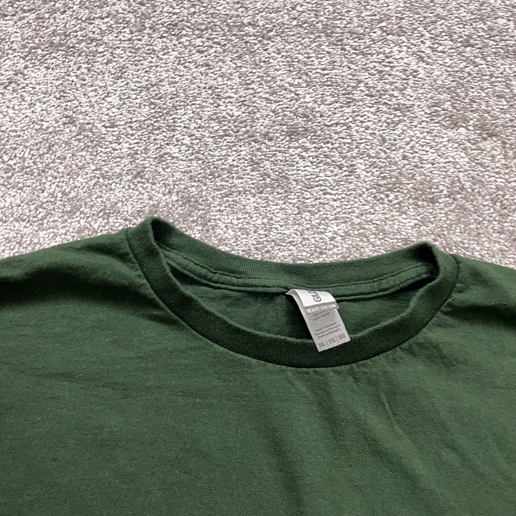 Gildan Gildan Heavy Cotton T-Shirt Men's 3XL Green Holiday Christmas Crew Neck Short Sleeve Casual Size US XXL / EU 58 / 5 - 3 Thumbnail