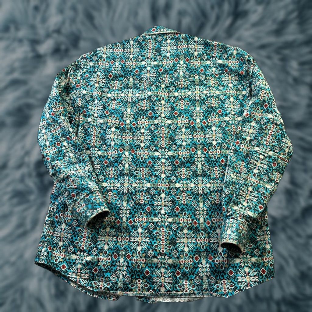 Vintage VINTAGE Rafter C Shirt Mens Large Aztec Western Southwestern Cowboy Pearl Snap Size US L / EU 52-54 / 3 - 1 Thumbnail
