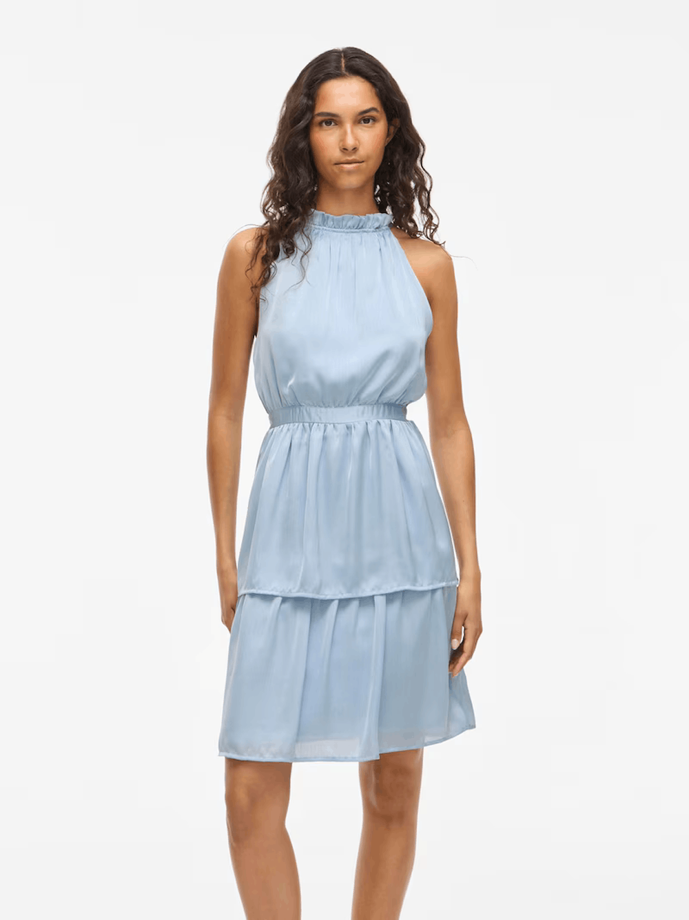 Other New light blue midi cocktail dress Vila Size XXL / US 16-18 / IT 52-54 - 1 Thumbnail