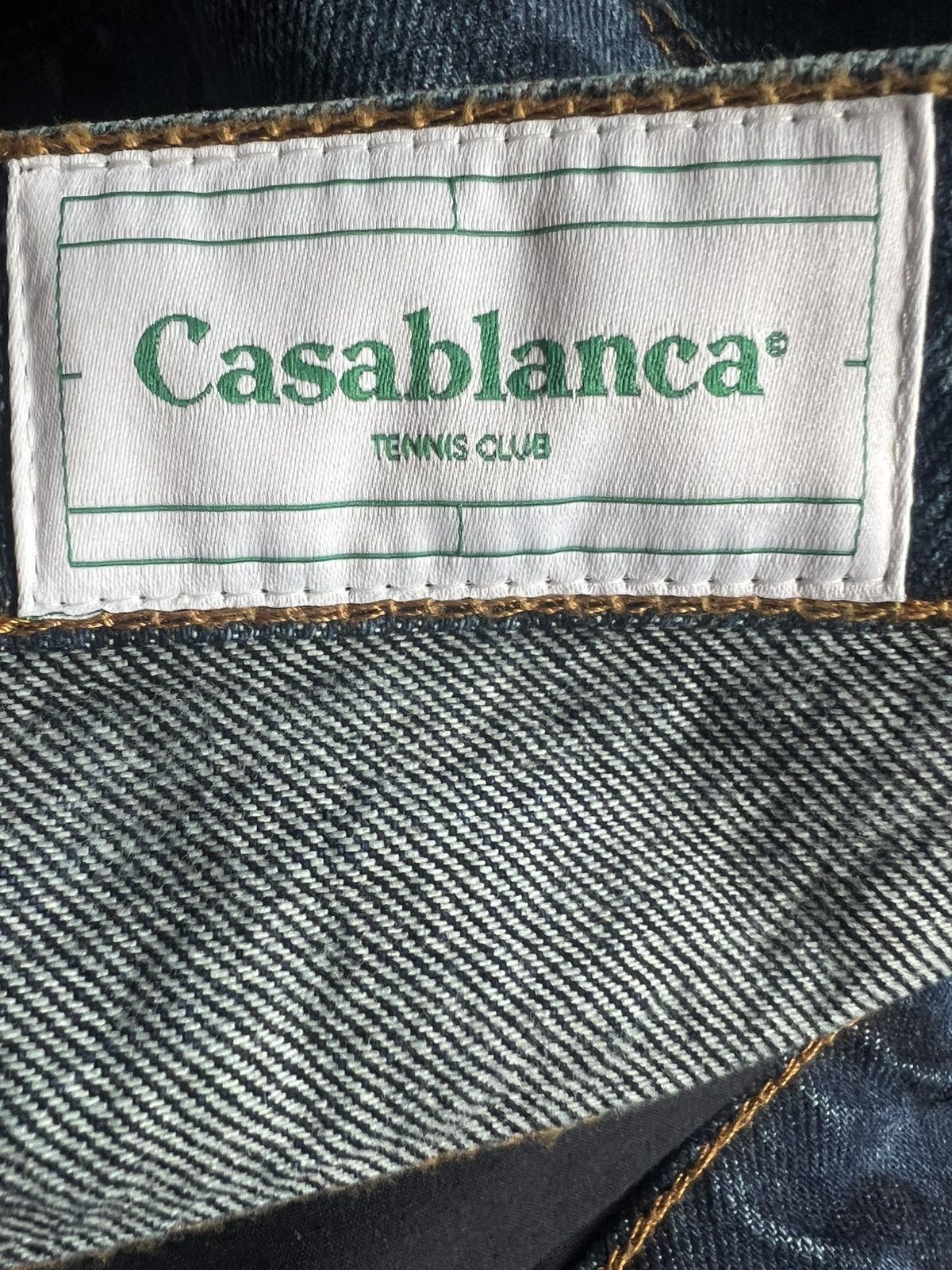 Casablanca Casablanca Laser Monogram Denim Jeans Men Sz W36 Size US 35 - 3 Thumbnail