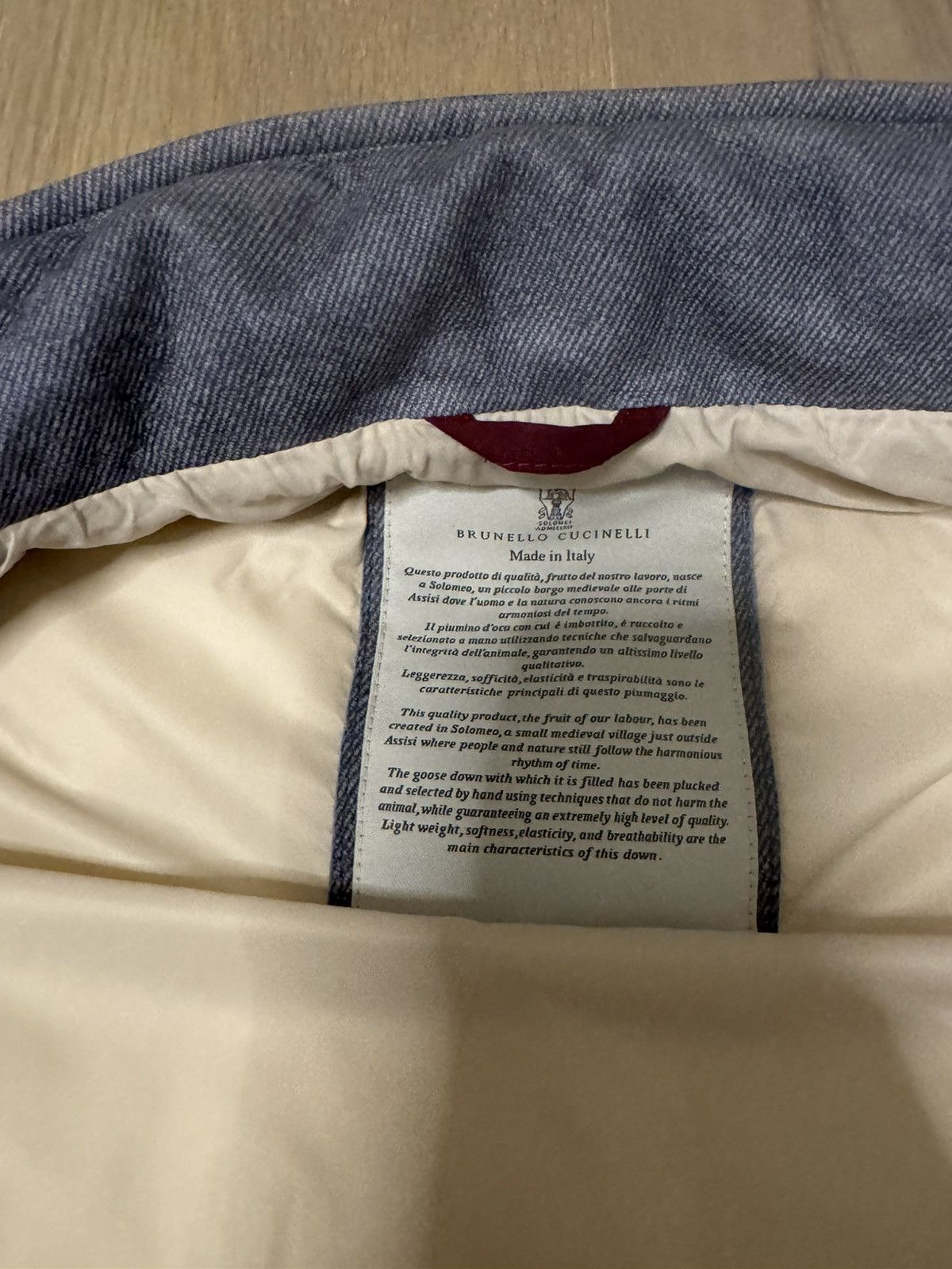 Brunello Cucinelli Suede puffer vest size medium Size US M / EU 48-50 / 2 - 9 Thumbnail