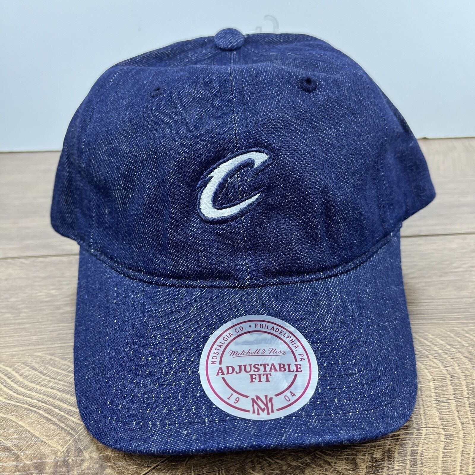 Mitchell & Ness Cleveland Cavaliers NBA Hat Mitchell & Ness Blue Hat Adjusta Size ONE SIZE - 5 Thumbnail