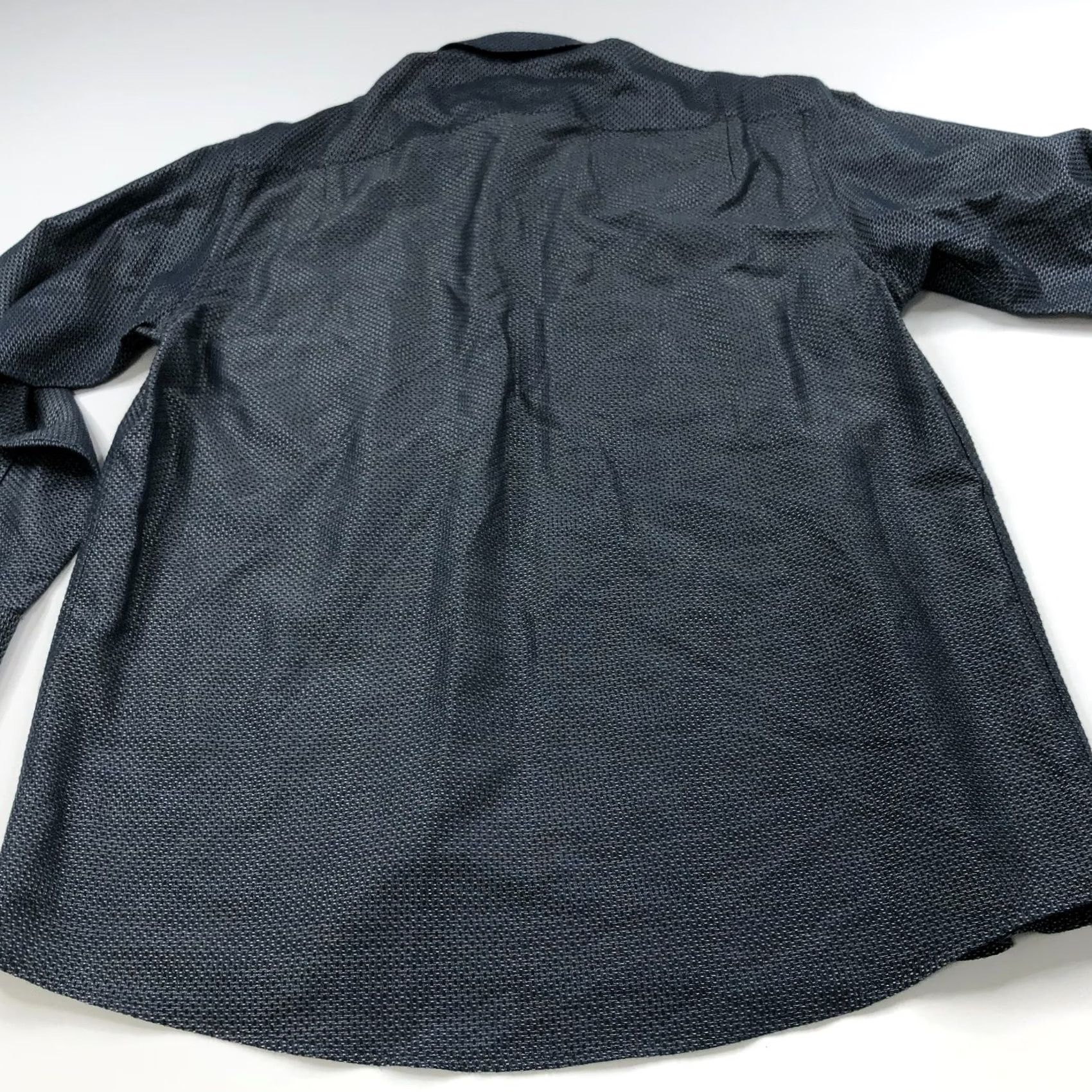 Vintage VINTAGE Jhane Barnes Shirt M Long Sleeve Blue Plaid Retro Modern Classic Casual Mens Shirt Size 40R - 6 Thumbnail
