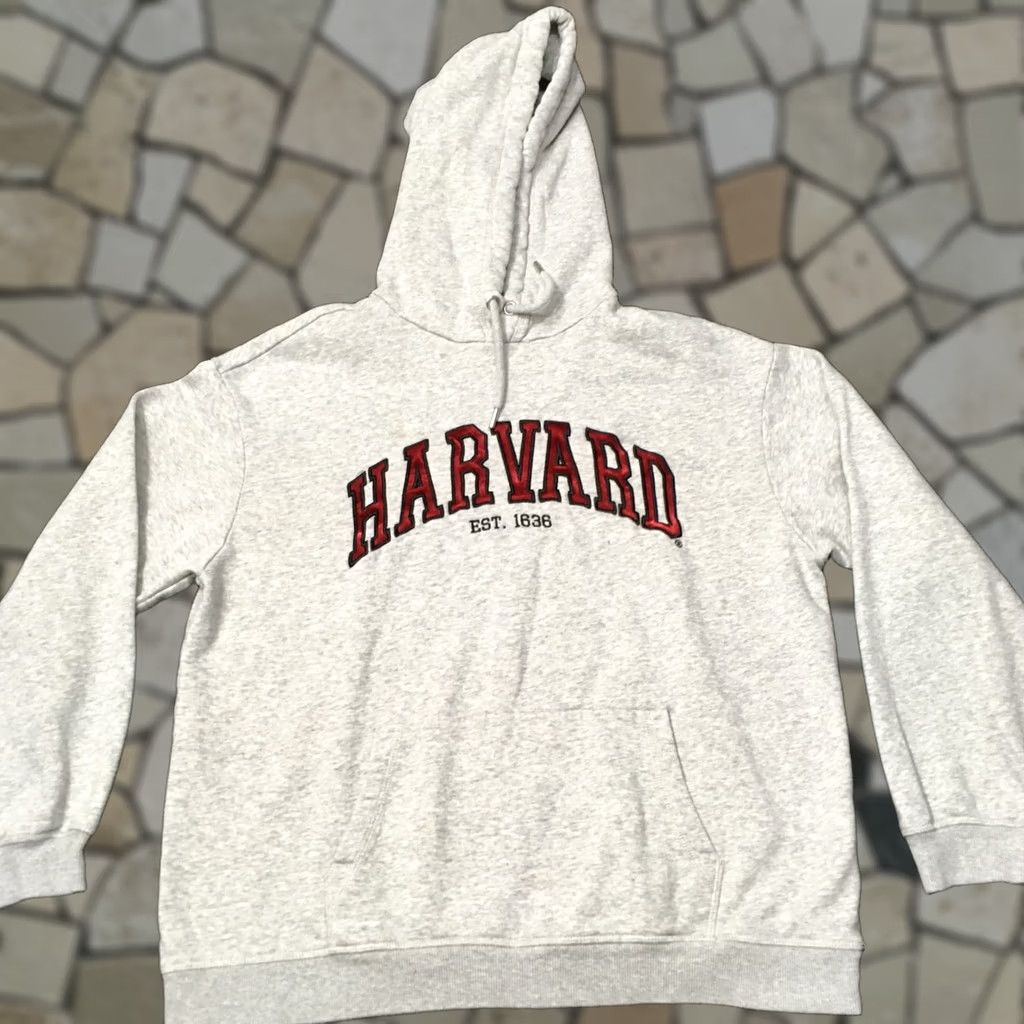 H&M H&M Harvard University College Patch Hooded Hoodie Sweatshirt MEDIUM Women’s Shirt Size M / US 6-8 / IT 42-44 - 1 Thumbnail