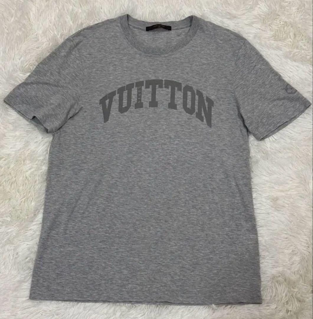 Louis Vuitton Louis Vuitton Arch Logo Tee Gray Size US M / EU 48-50 / 2 - 1 Thumbnail