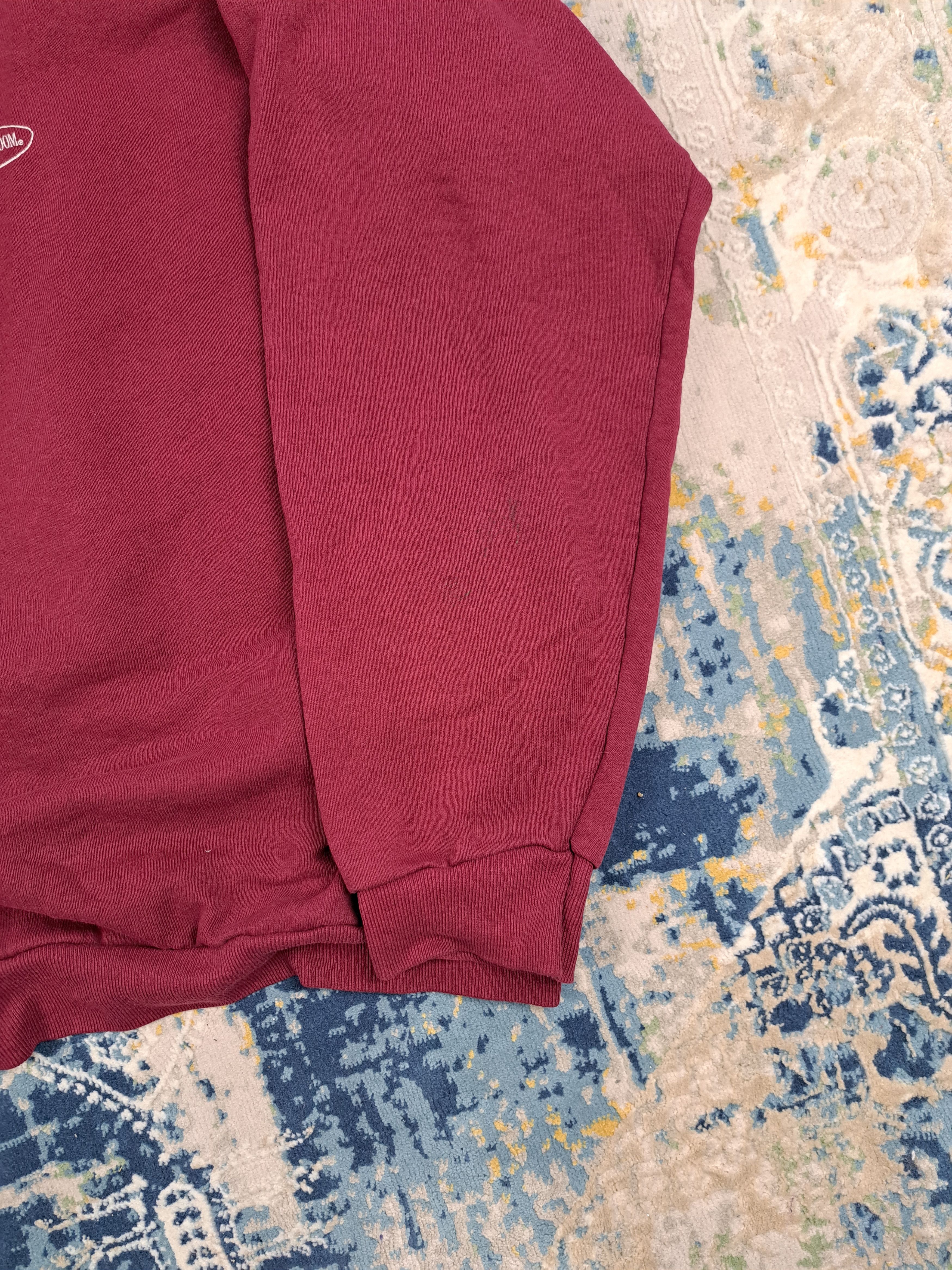 Fruit Of The Loom Vintage 90s Fruit Of The Loom Basic Crewneck Blank Rare Size US L / EU 52-54 / 3 - 4 Thumbnail