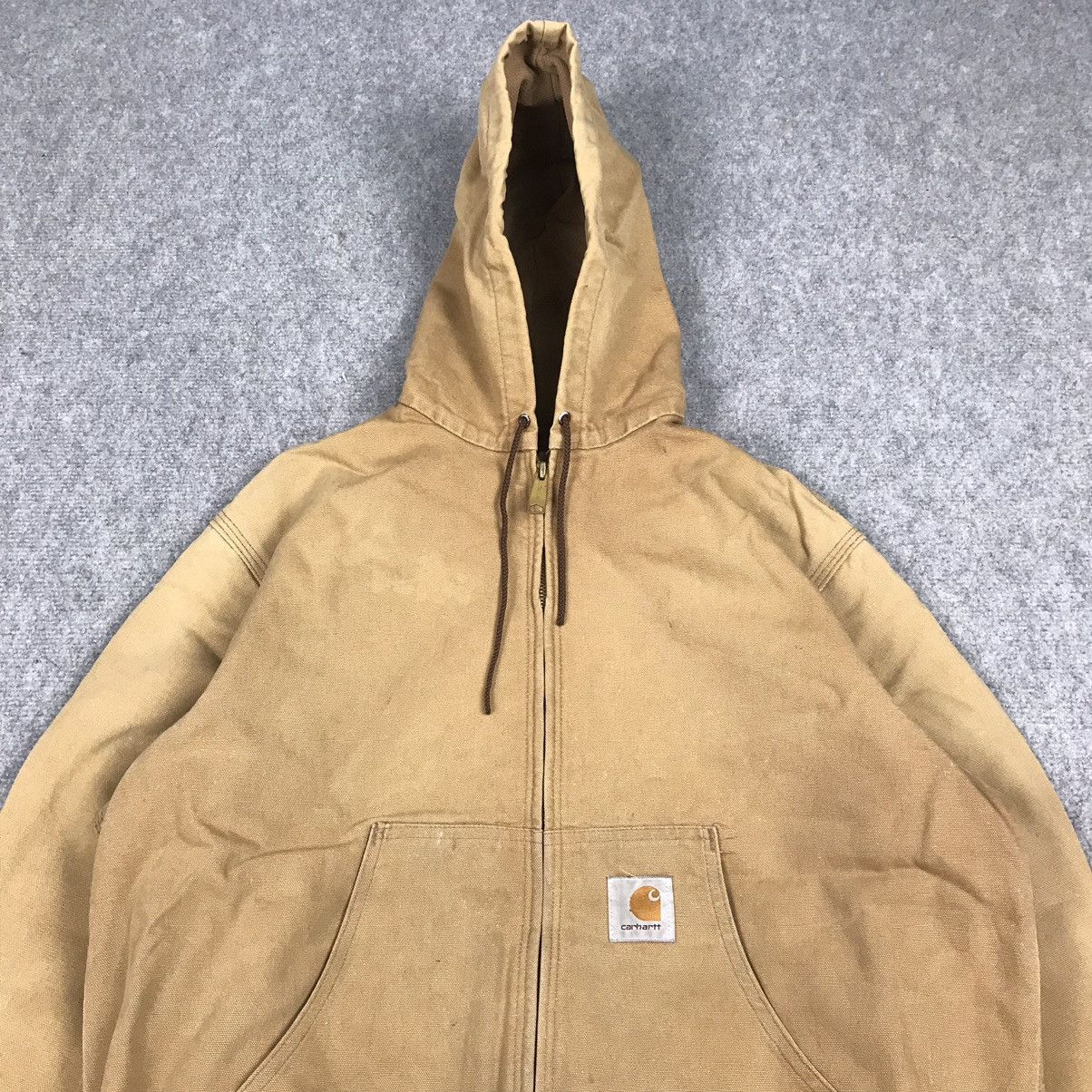 Carhartt × Vintage CARHARTT FADED ZIPPER HOODIE JACKET Size US M / EU 48-50 / 2 - 2 Thumbnail