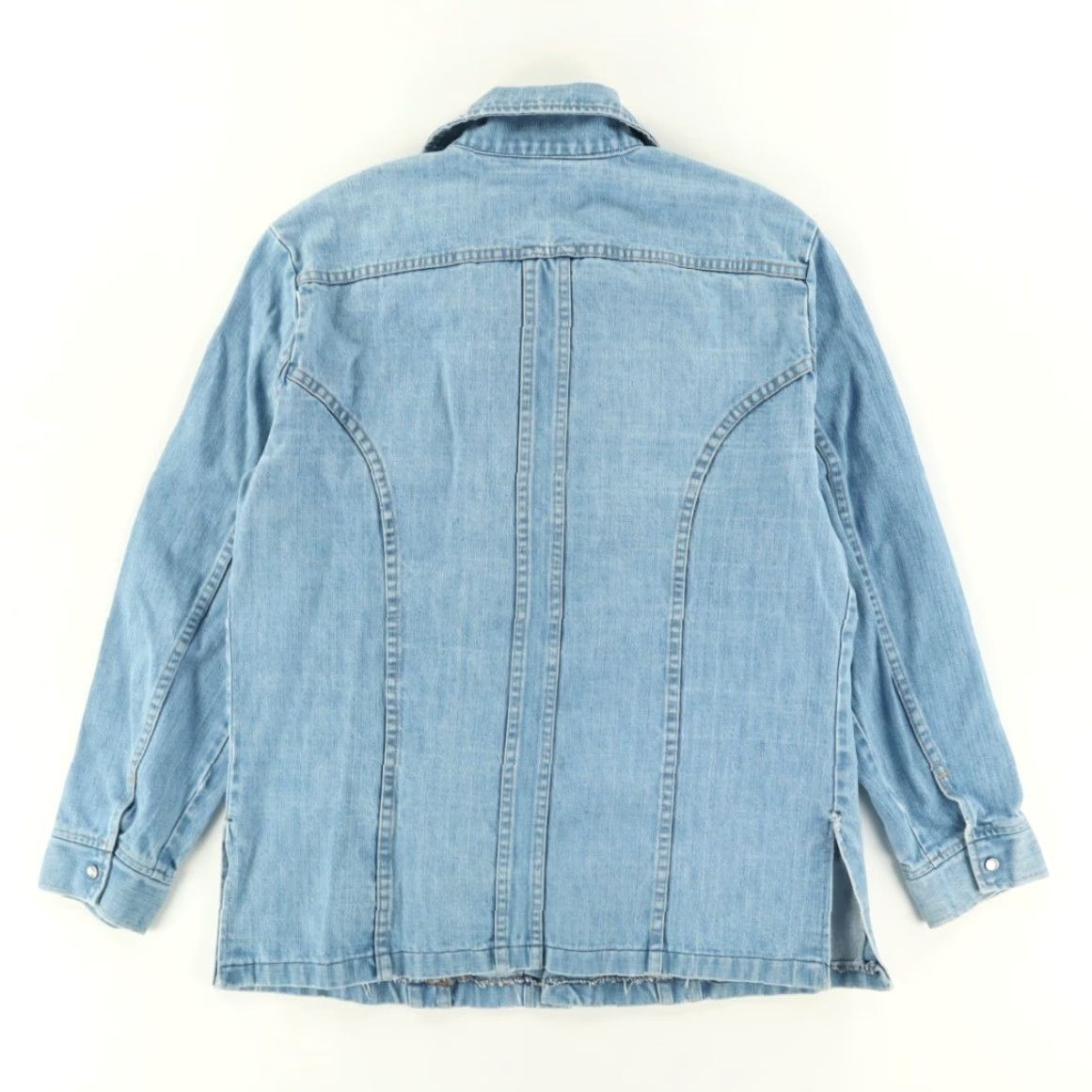 Vintage VTG Sedgefield Pearl Snap Denim Do Nothing Jacket Blue Men's XL Shirt Size US XL / EU 56 / 4 - 4 Thumbnail