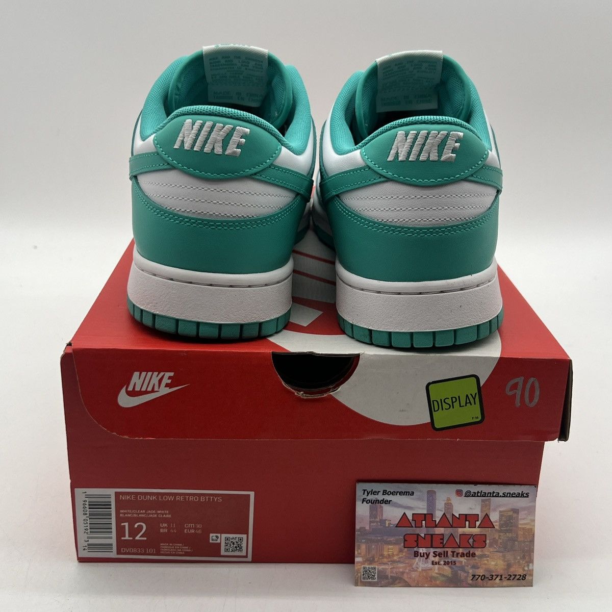 Nike Nike dunk low clear Jade Size US 12 / EU 45 - 3 Thumbnail