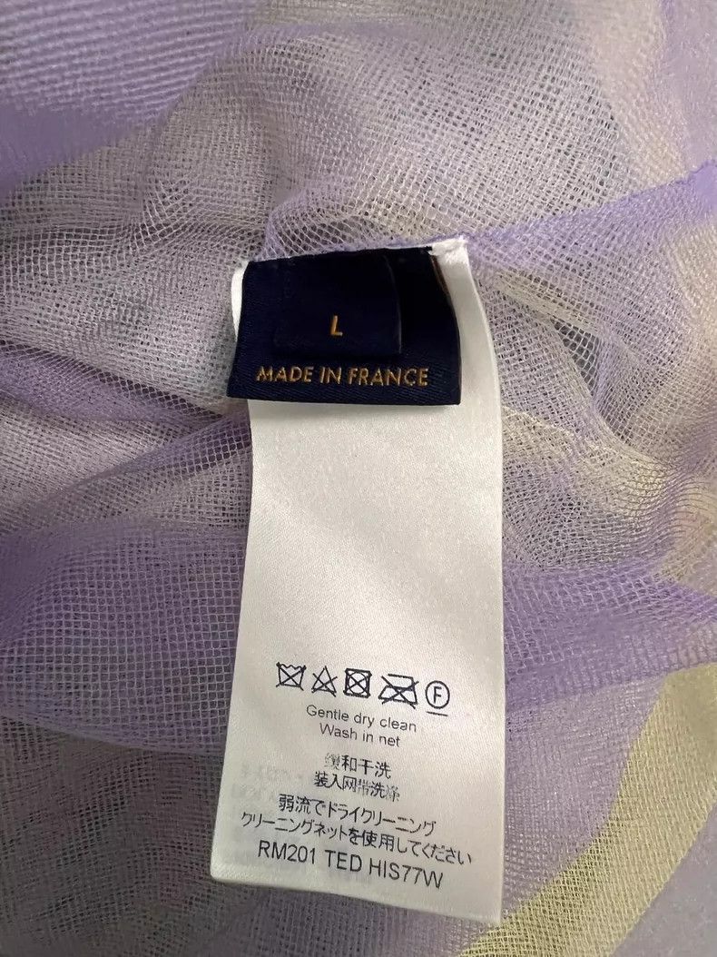 Louis Vuitton Louis Vuitton Silk yarn organza round collar casual short s Size US L / EU 52-54 / 3 - 4 Thumbnail