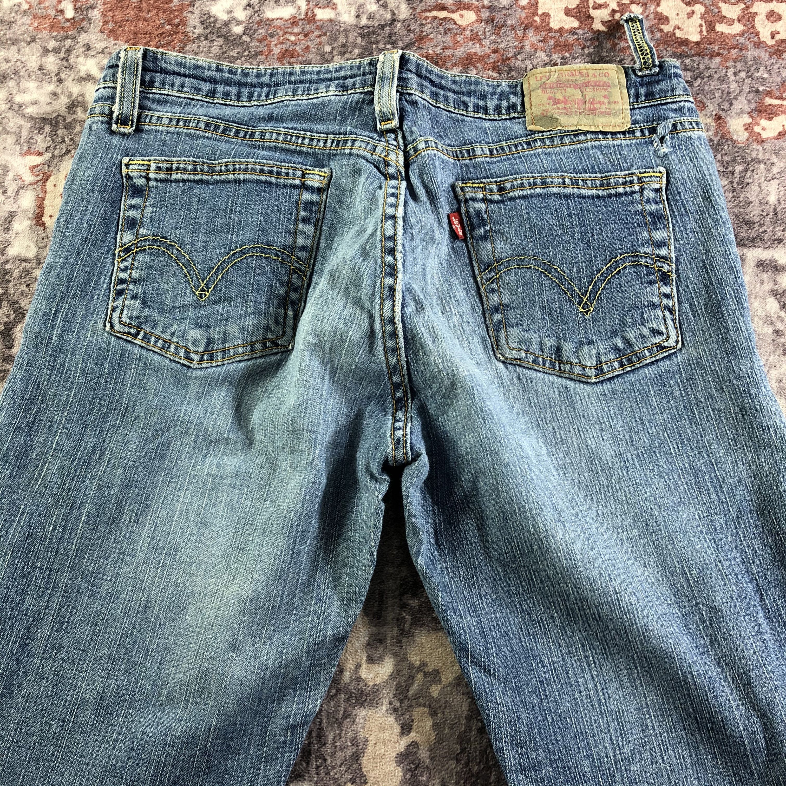 Levi's × Vintage Vintage Blue Wash Levis 518 Jeans-JM3479 Size 33" - 4 Thumbnail