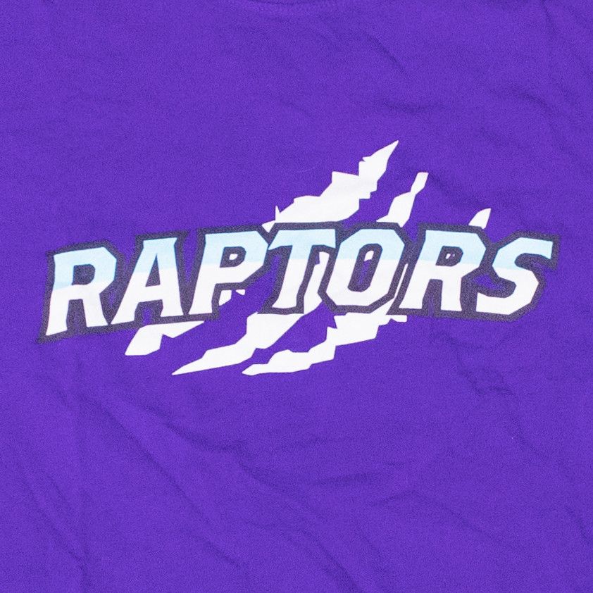 NBA × Vintage Y2K 2010's Toronto Raptors Purple Double Stitch Tee Size US M / EU 48-50 / 2 - 2 Thumbnail
