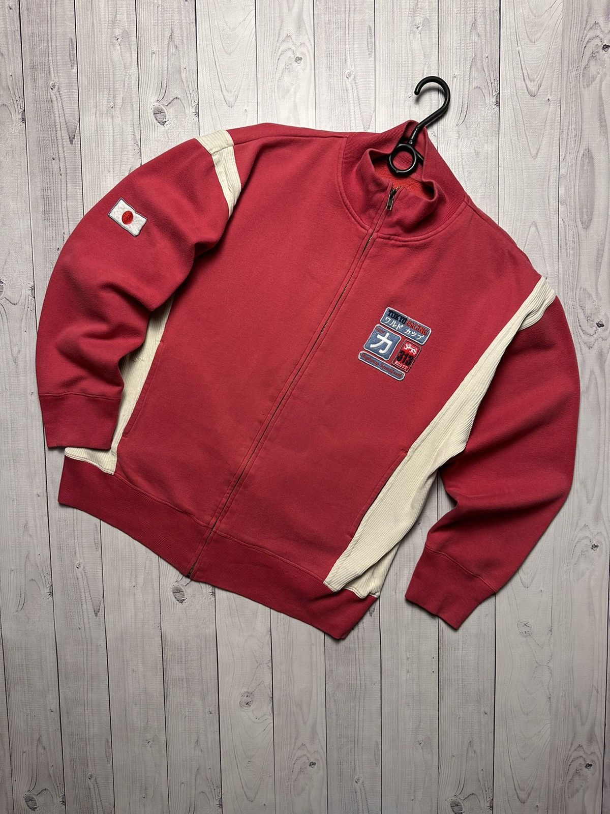 Vintage Racing Japan jacket logo size M red