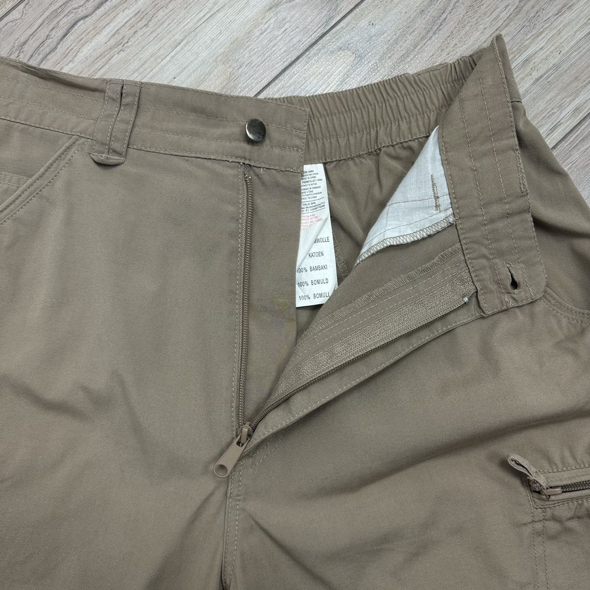 Lotto Sport Vintage Y2K Lotto Beige Tan Cotton Multi Pocket Shorts Size US 28 / EU 44 - 7 Thumbnail