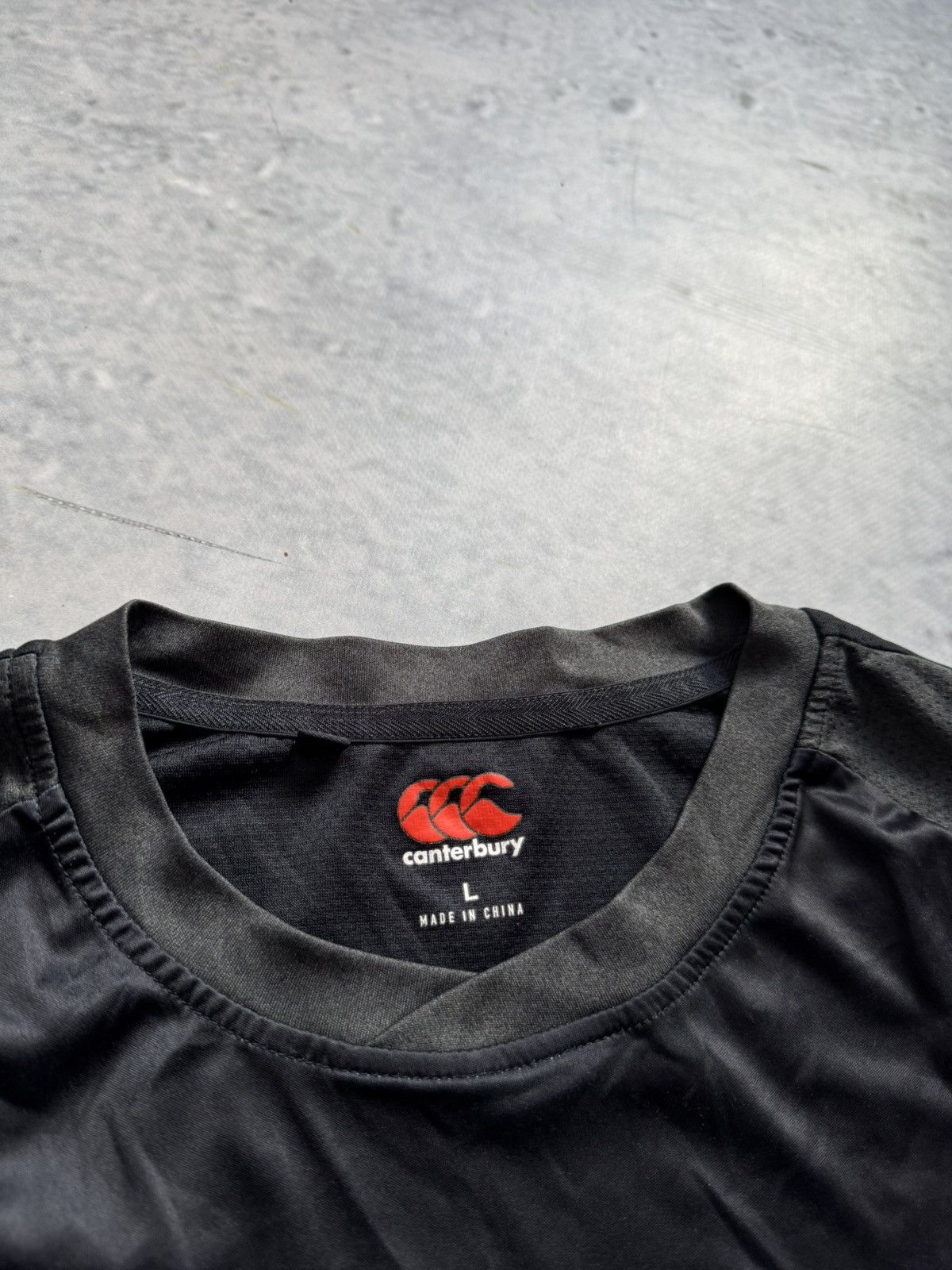 Vintage Conterbury black O2 Rose jersey tee Size US L / EU 52-54 / 3 - 4 Thumbnail