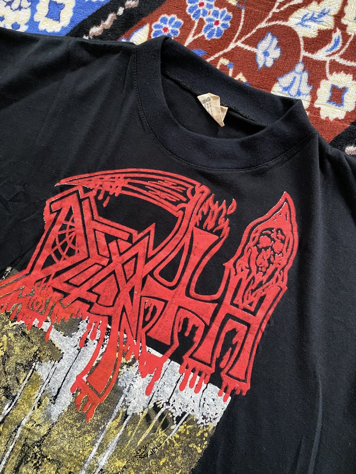 Band Tees Vintage Death Earache Records Tshirt Bootleg 90s Size US L / EU 52-54 / 3 - 9 Thumbnail